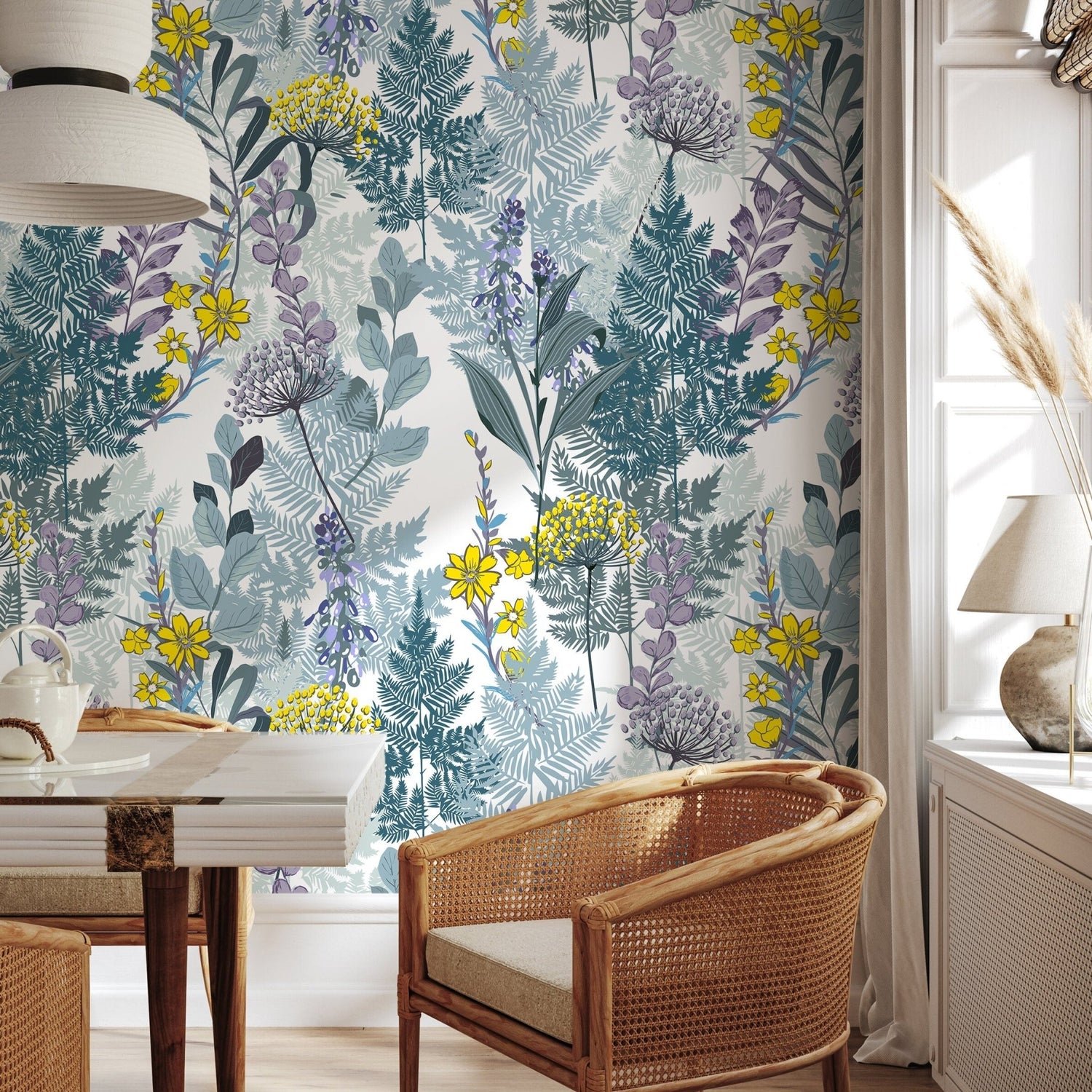 Floral Delight Wallpaper - B416 - WallTrend