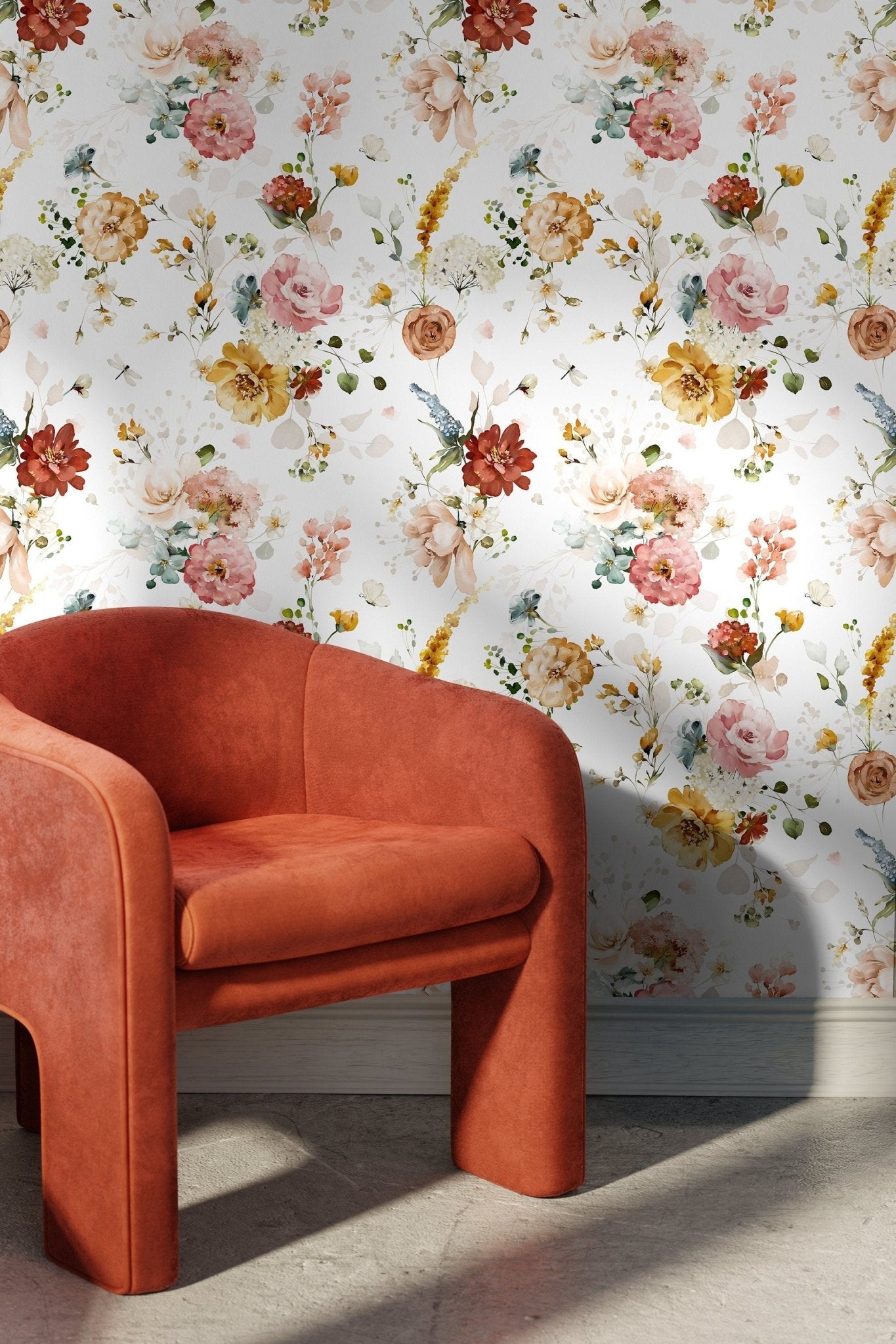 Floral Delight Wallpaper - C821 - WallTrend