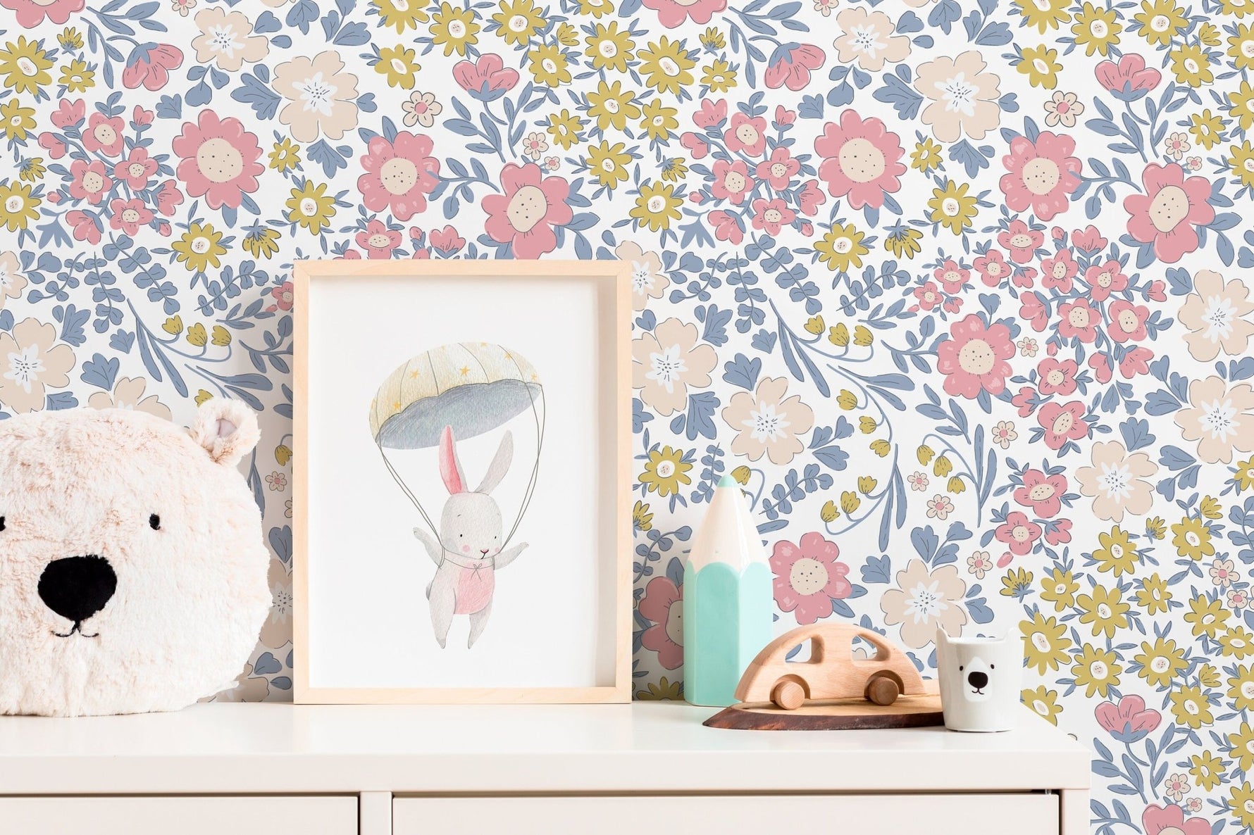 Floral Delight Wallpaper - D002 - WallTrend