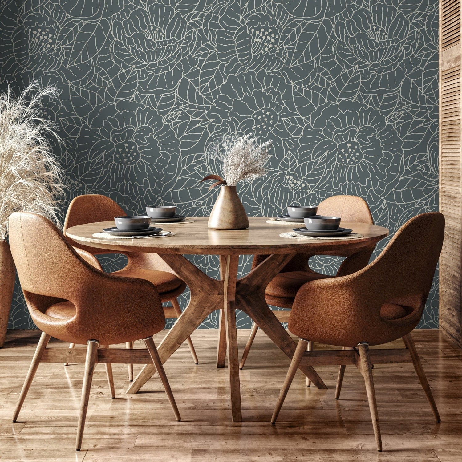 Floral Delight Wallpaper - SKU C954 - WallTrend