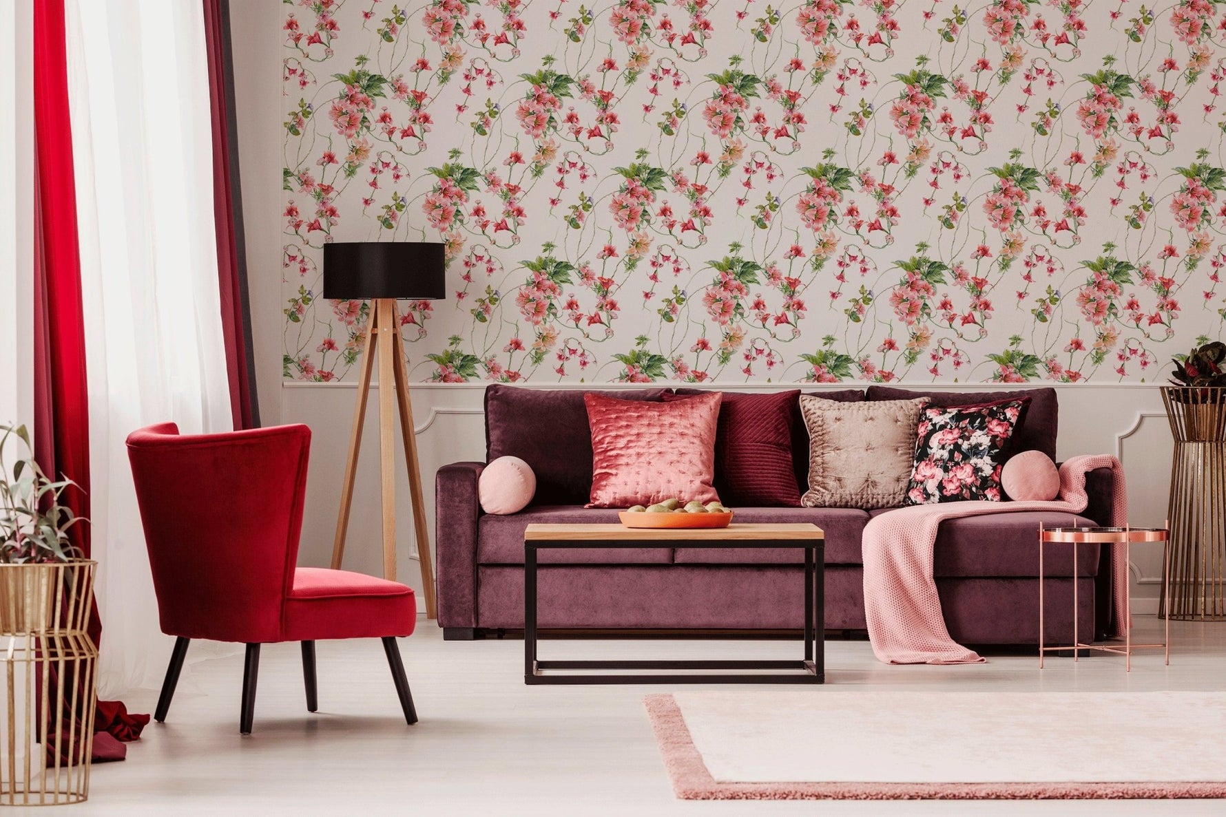 Floral Elegance Wallpaper - A060 - WallTrend