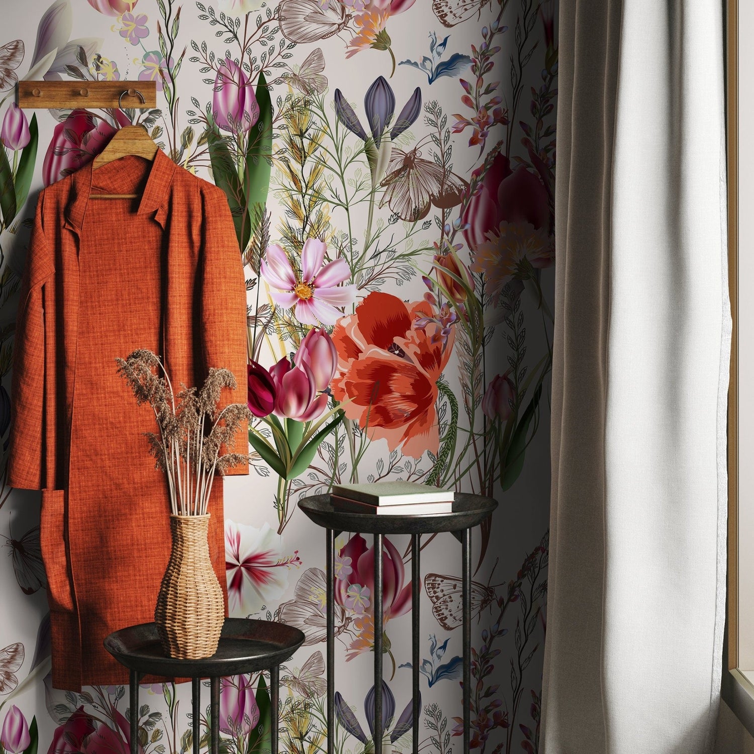 Floral Elegance Wallpaper - A212 - WallTrend