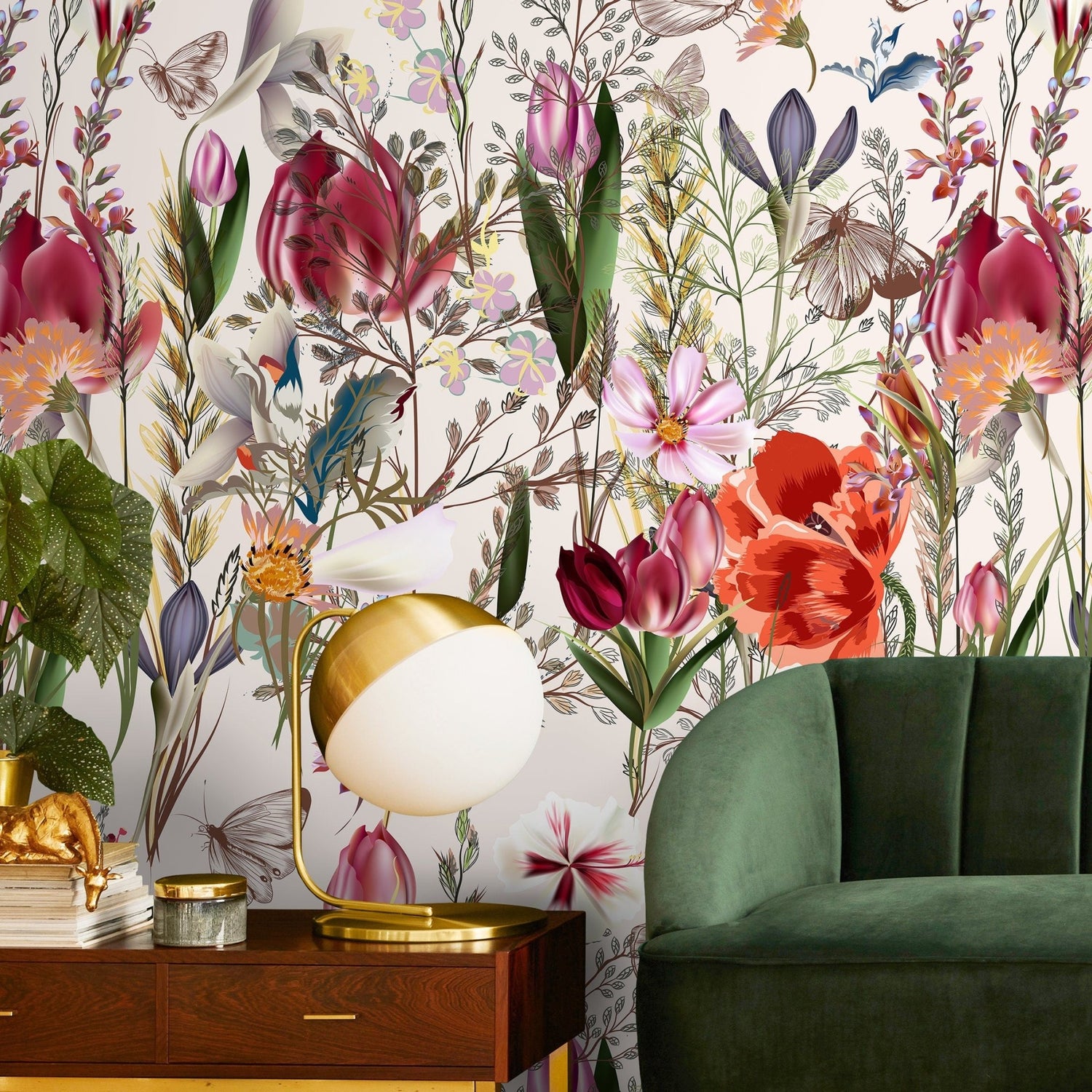 Floral Elegance Wallpaper - A212 - WallTrend