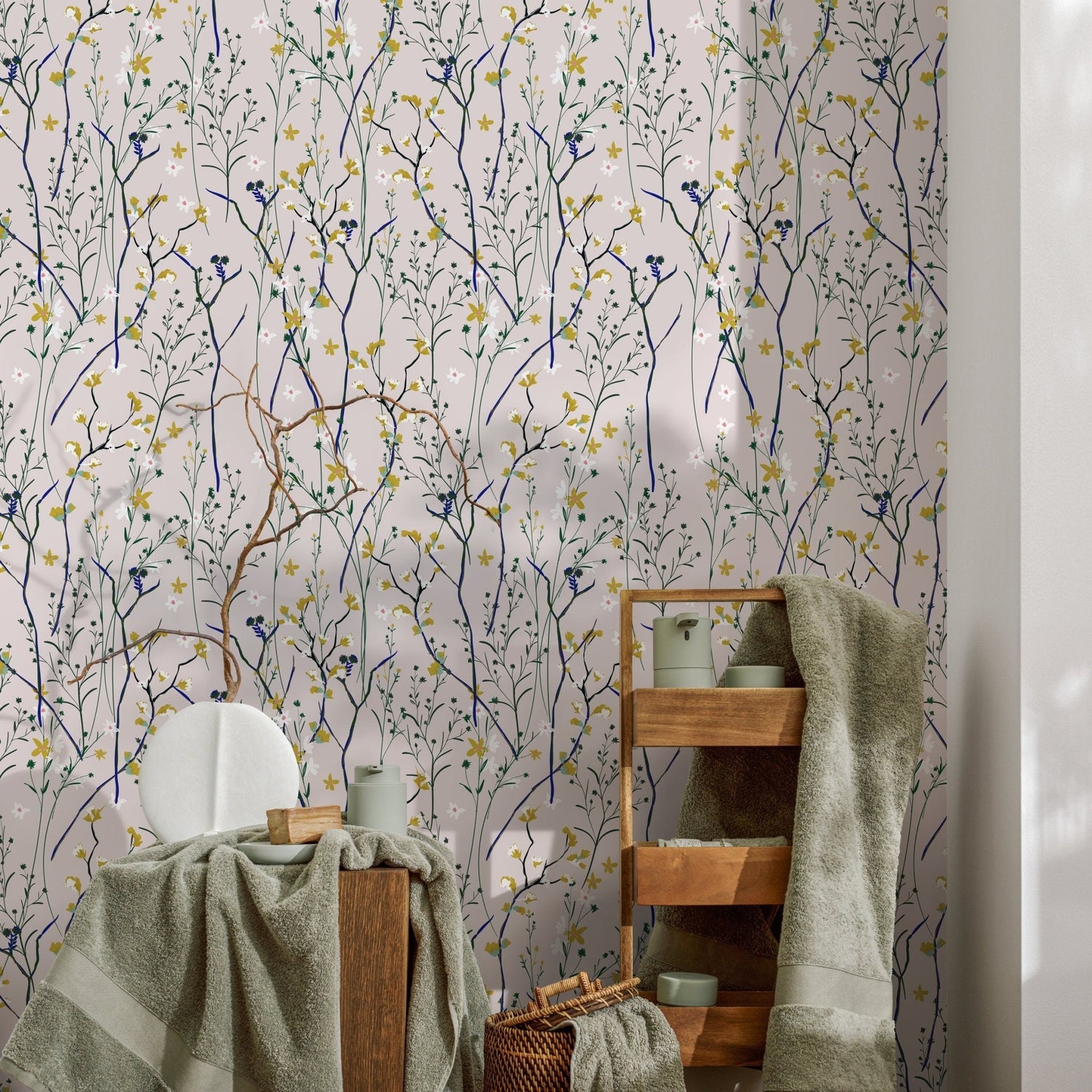 Floral Elegance Wallpaper - A597 - WallTrend