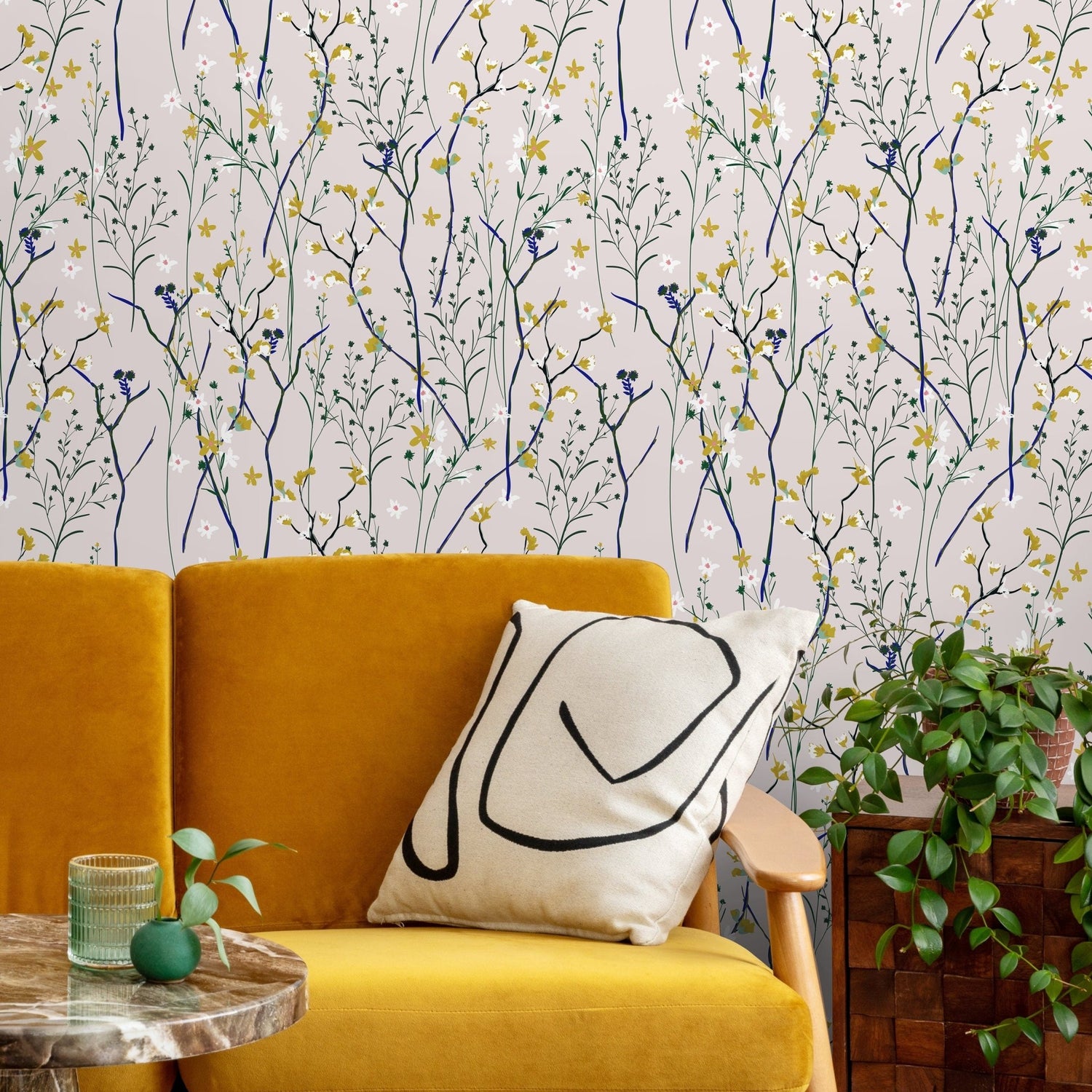 Floral Elegance Wallpaper - A597 - WallTrend