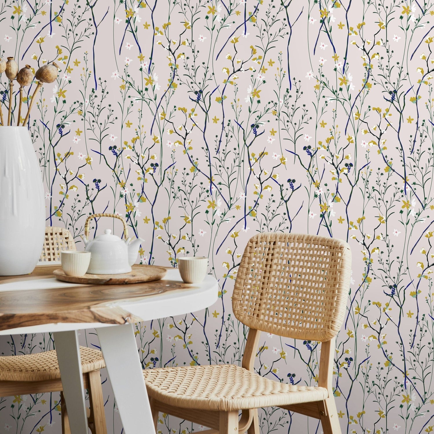 Floral Elegance Wallpaper - A597 - WallTrend