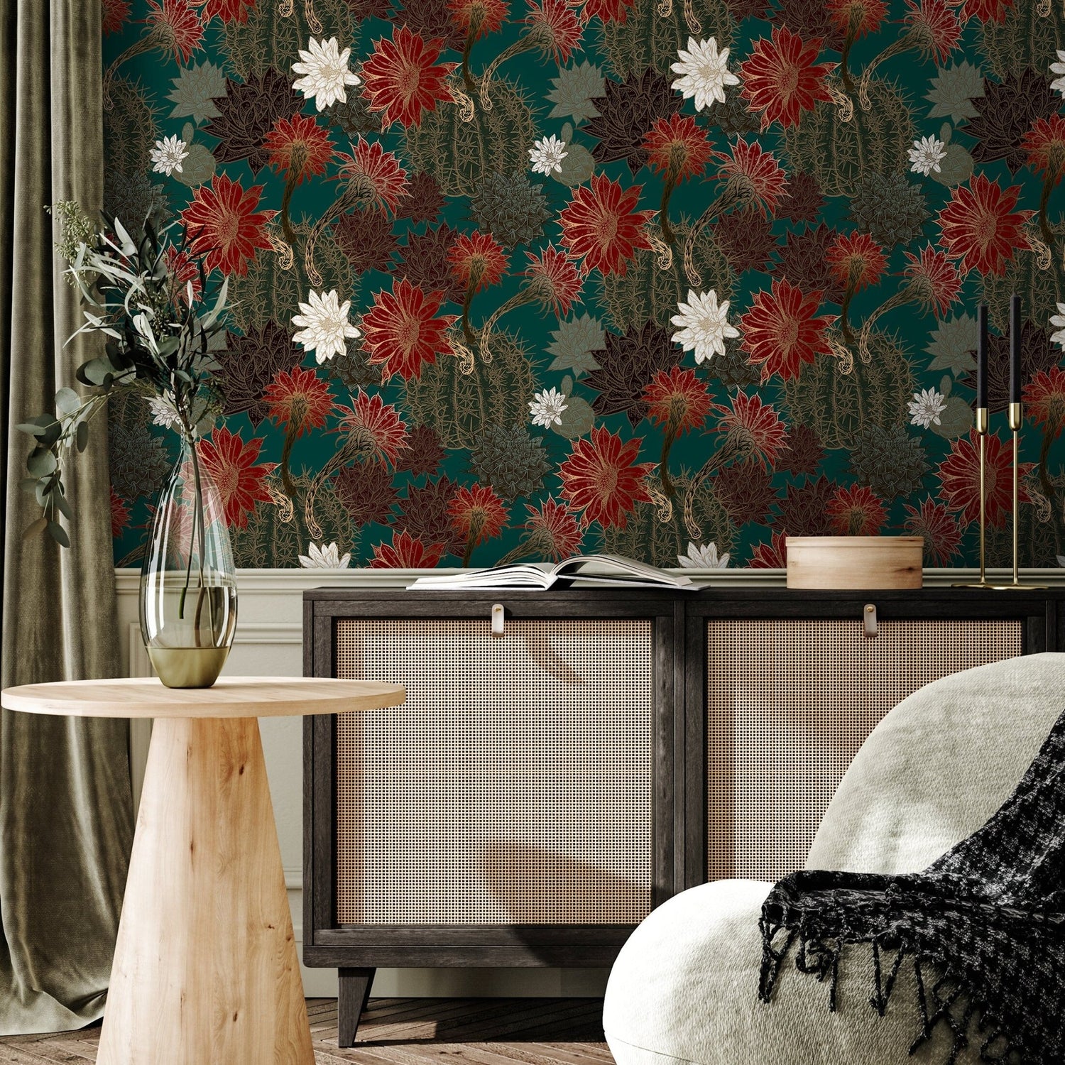 Floral Elegance Wallpaper - A806 - WallTrend