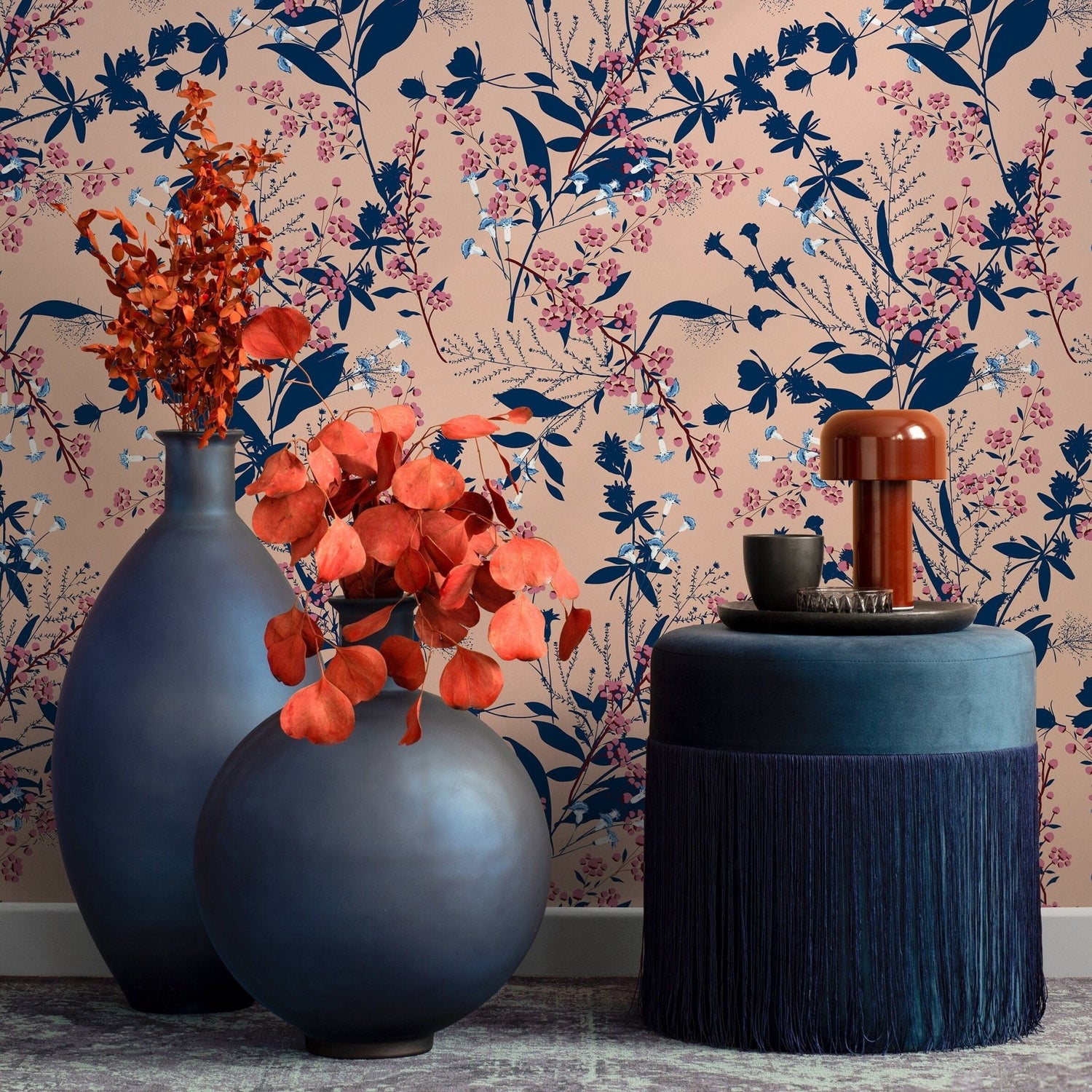 Floral Elegance Wallpaper - A826 - WallTrend