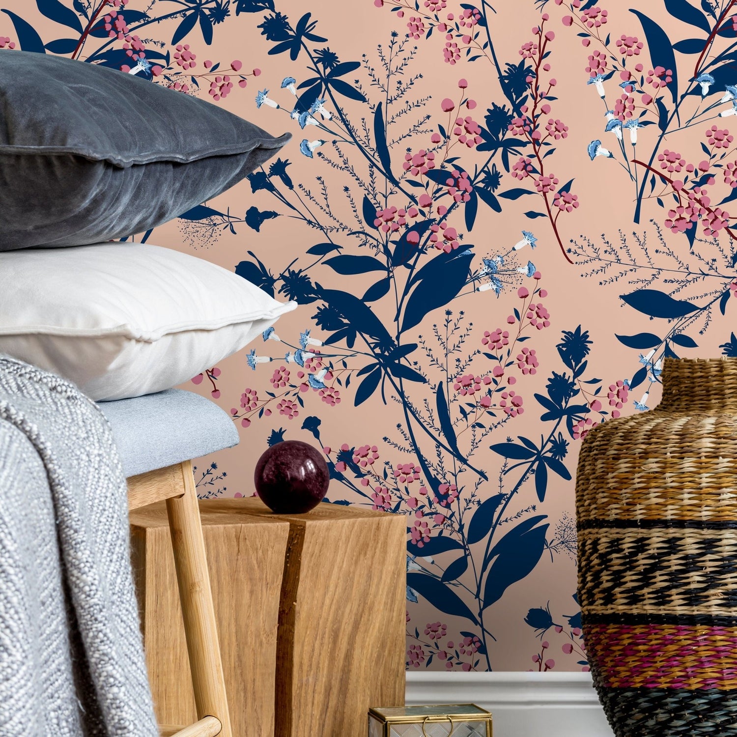 Floral Elegance Wallpaper - A826 - WallTrend