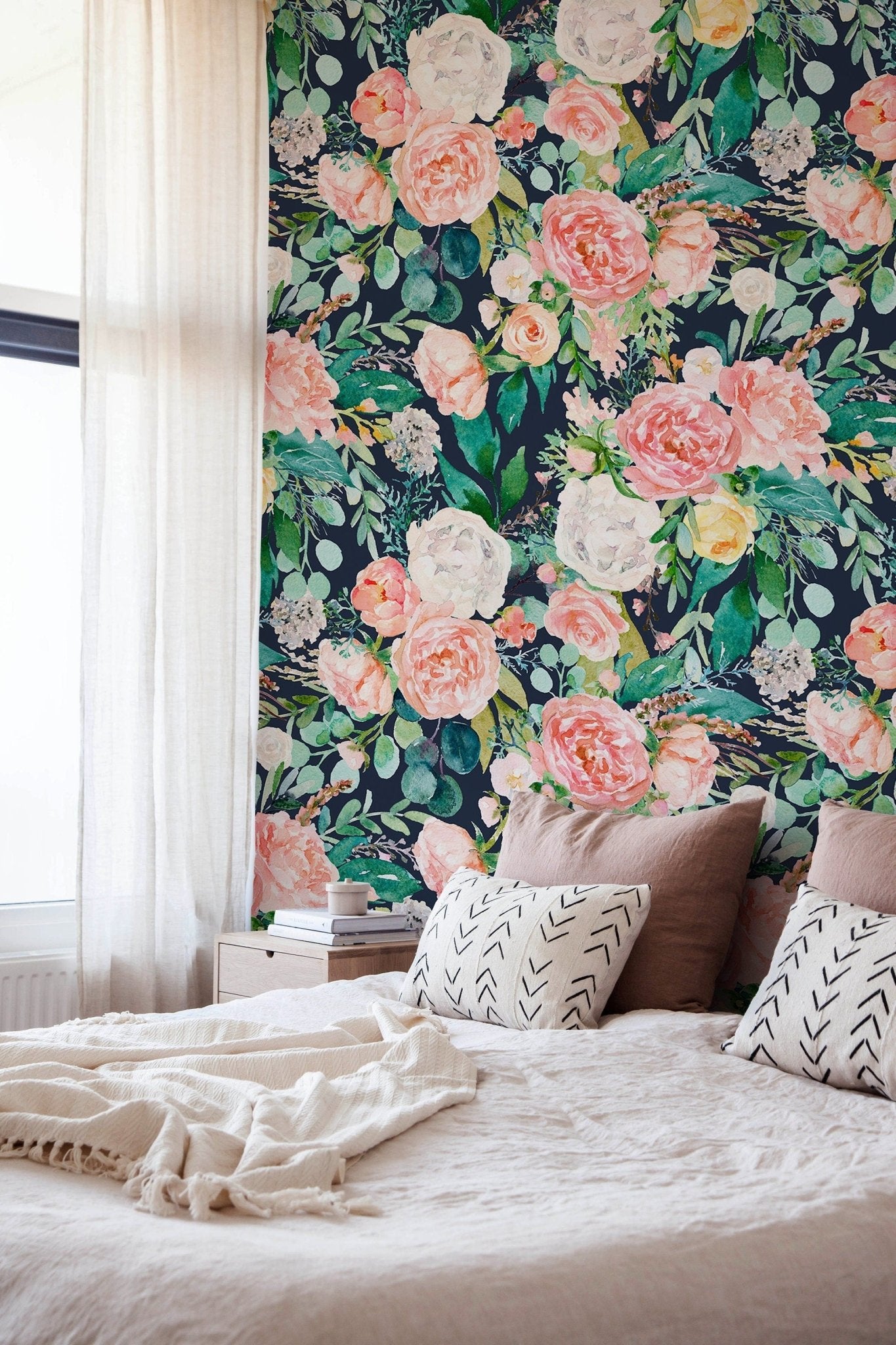 Floral Elegance Wallpaper - A827 - WallTrend