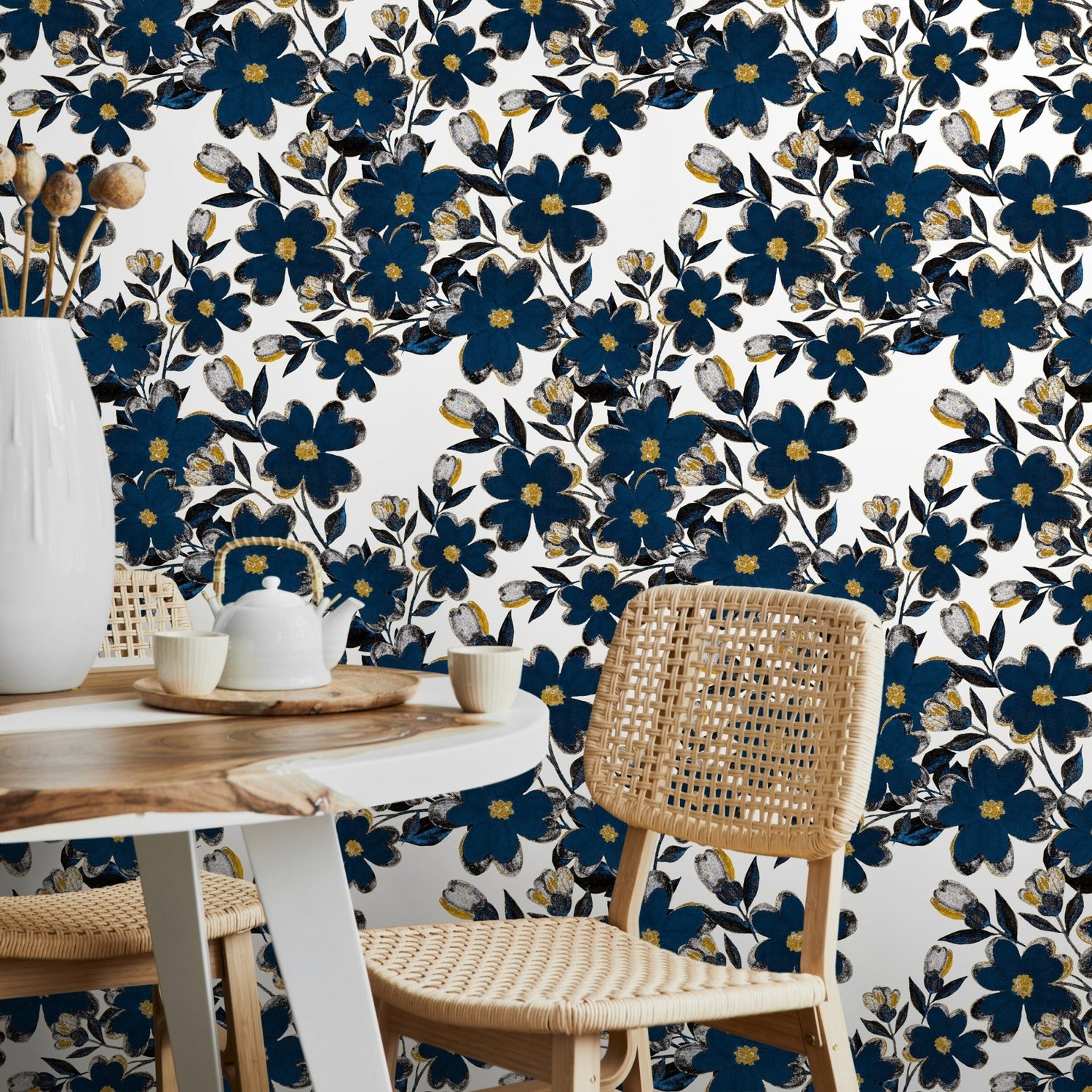 Floral Elegance Wallpaper - A933 - WallTrend