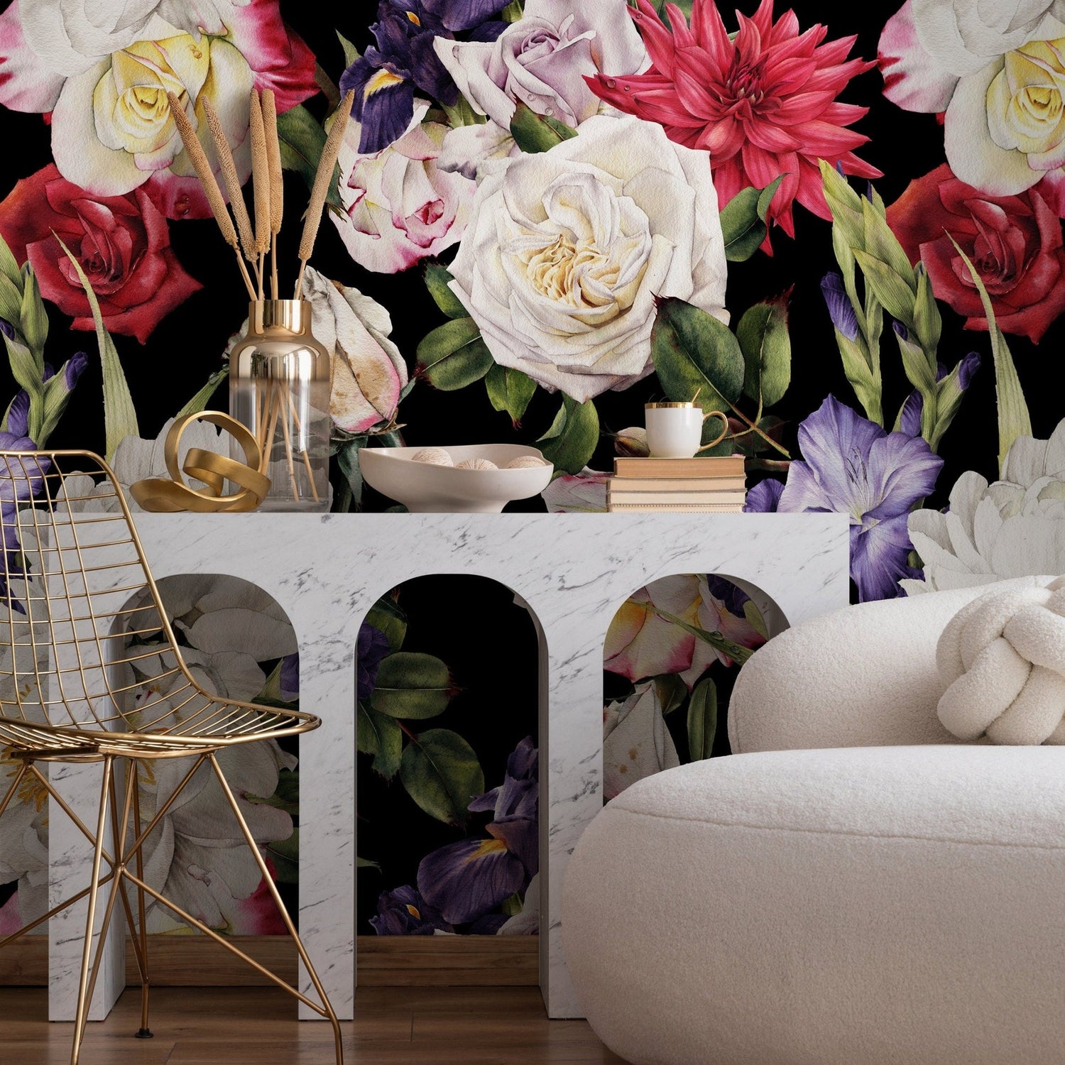 Floral Elegance Wallpaper - B061 - WallTrend