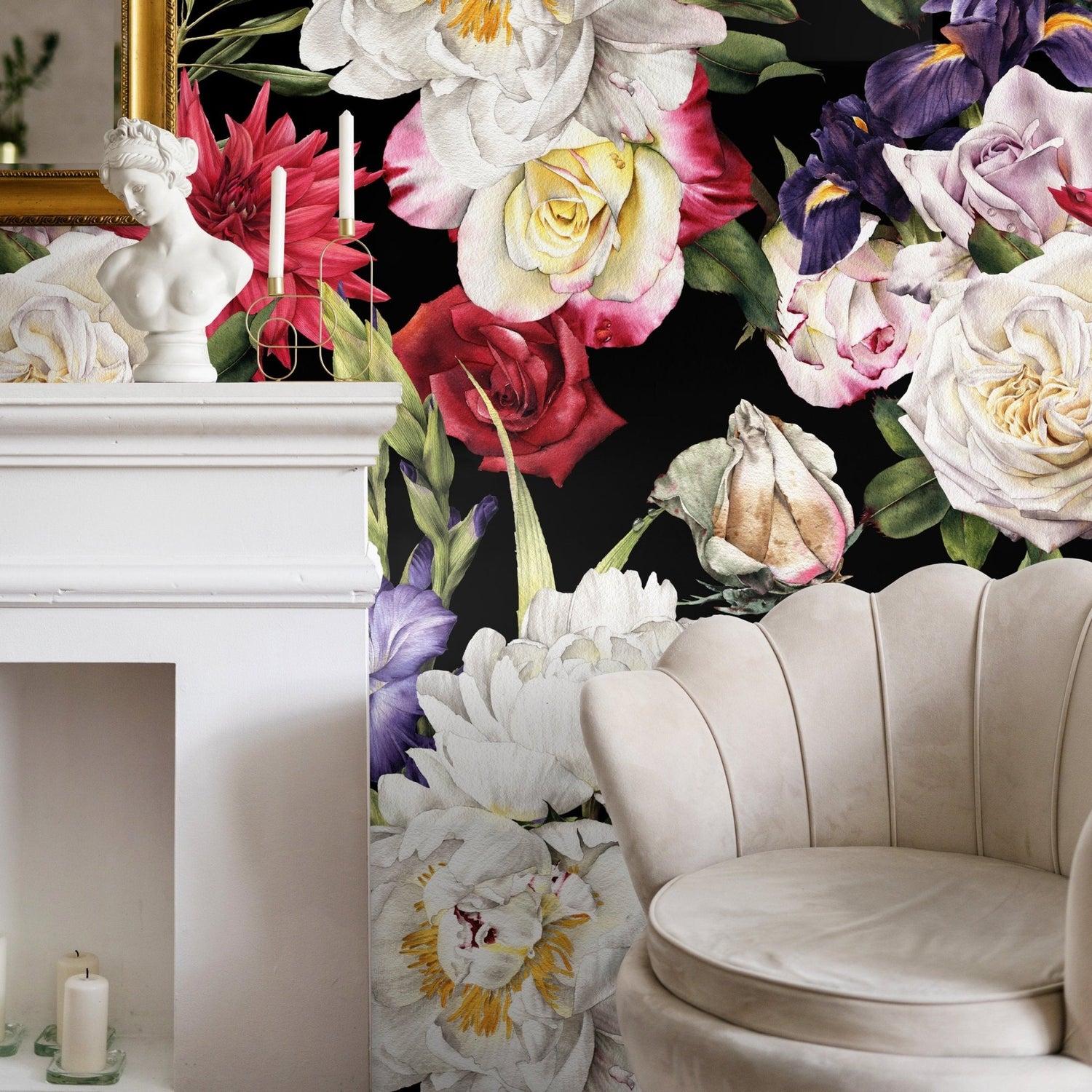 Floral Elegance Wallpaper - B061 - WallTrend
