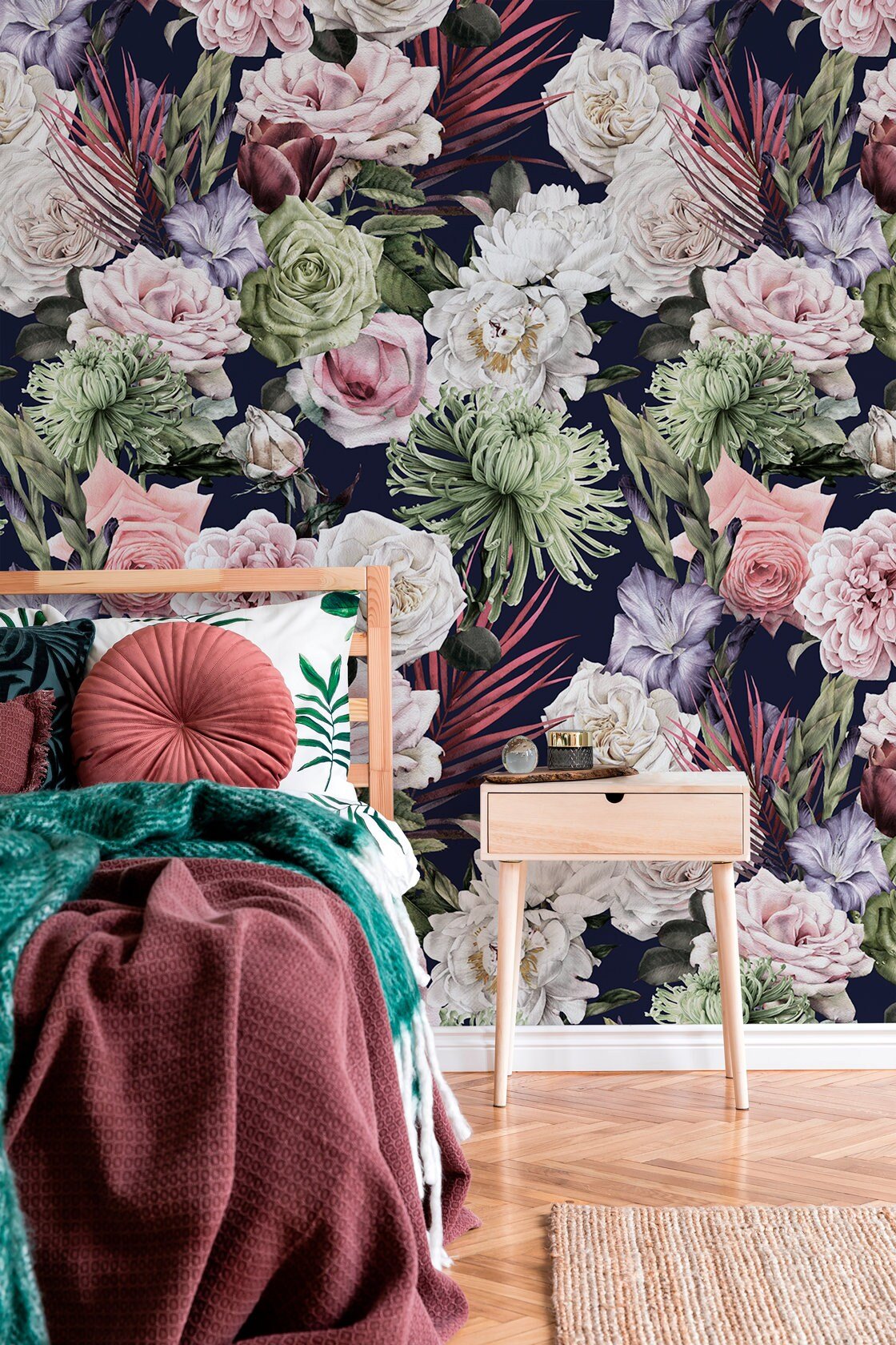 Floral Elegance Wallpaper - B180 - WallTrend