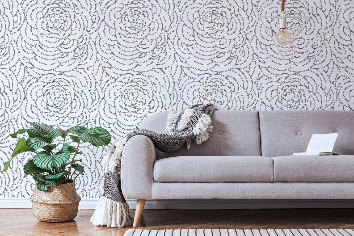 Floral Elegance Wallpaper - B609 - WallTrend