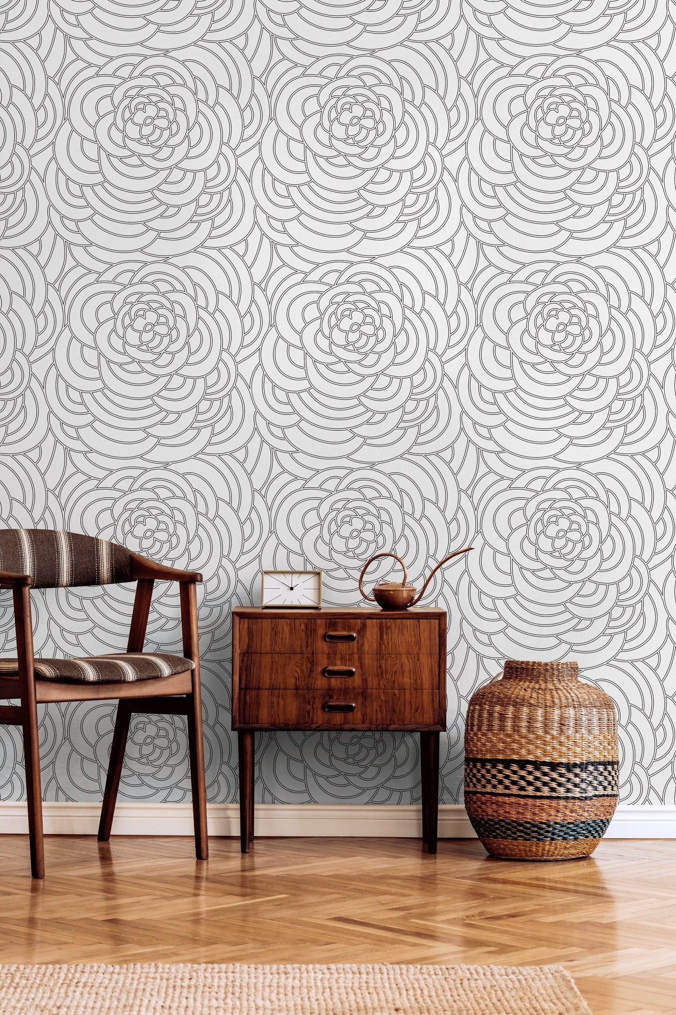 Floral Elegance Wallpaper - B609 - WallTrend