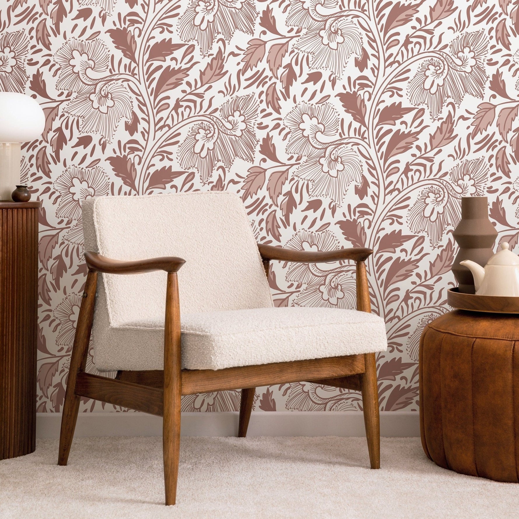 Floral Elegance Wallpaper - C294 - WallTrend