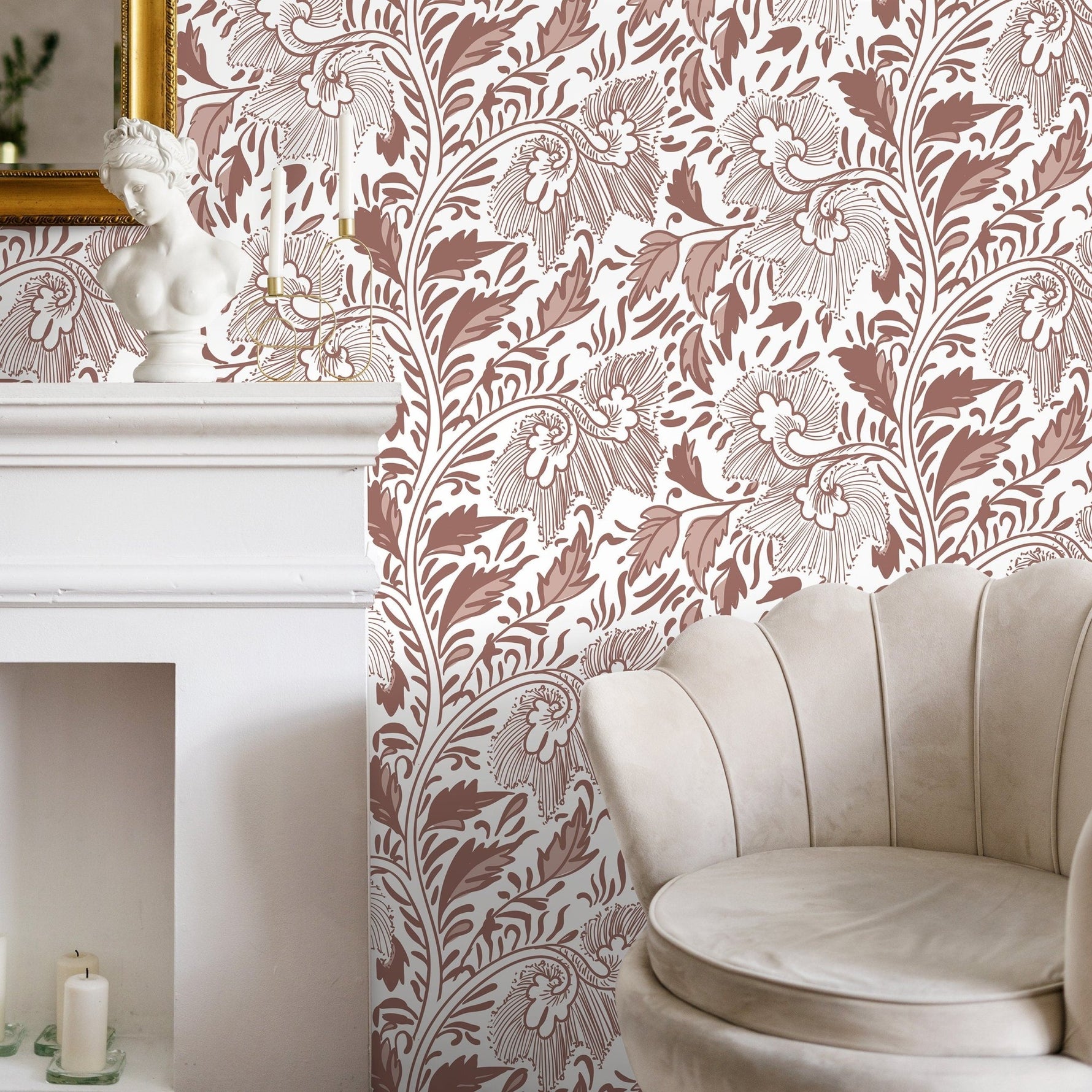 Floral Elegance Wallpaper - C294 - WallTrend