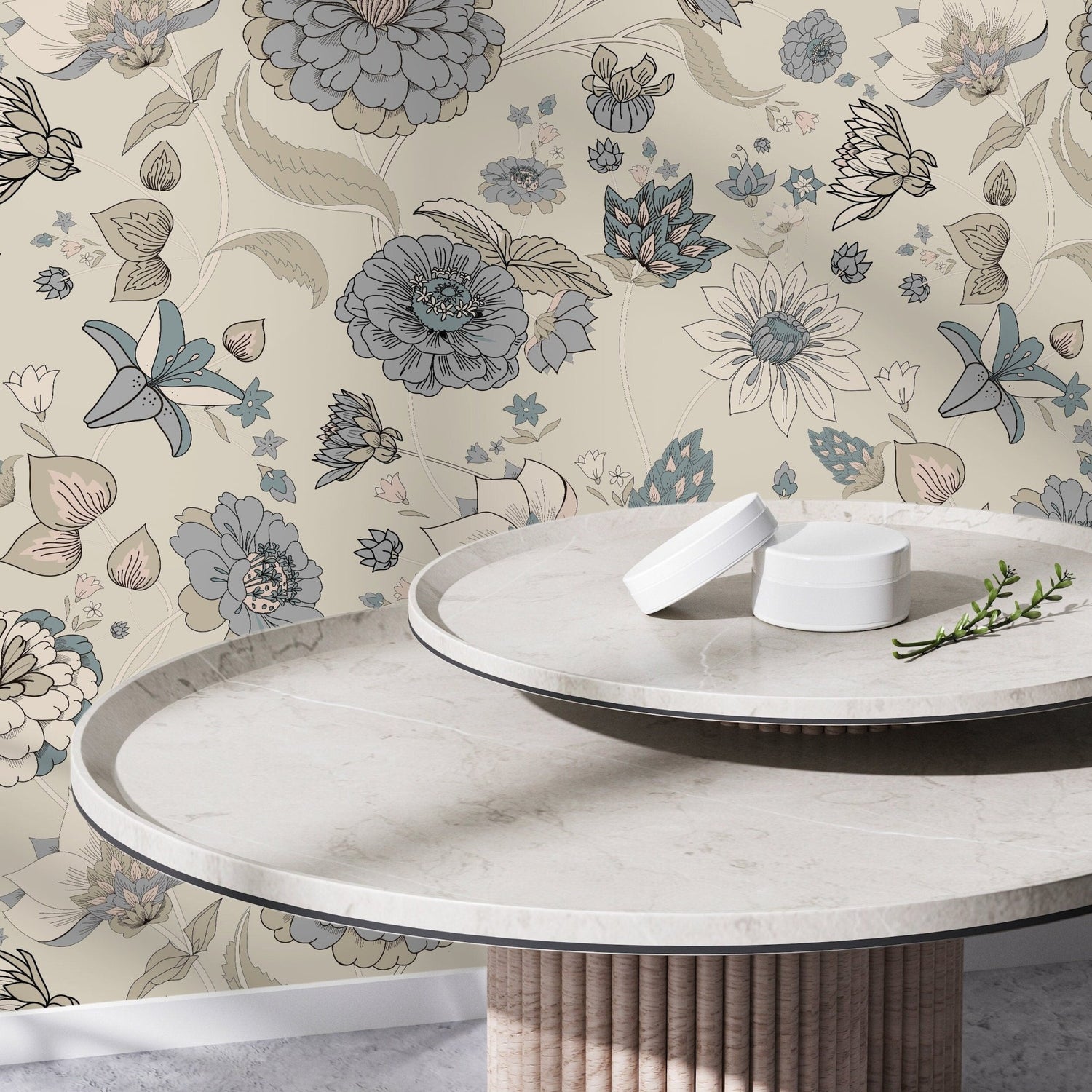 Floral Elegance Wallpaper - C345 - WallTrend