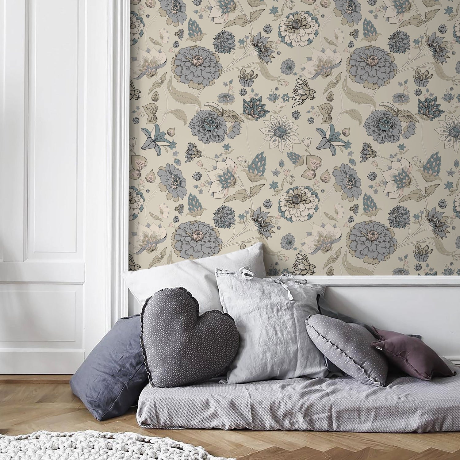 Floral Elegance Wallpaper - C345 - WallTrend