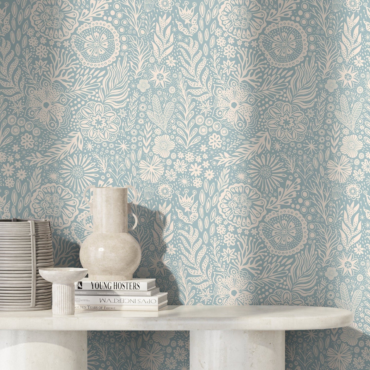 Floral Elegance Wallpaper - C435 - WallTrend