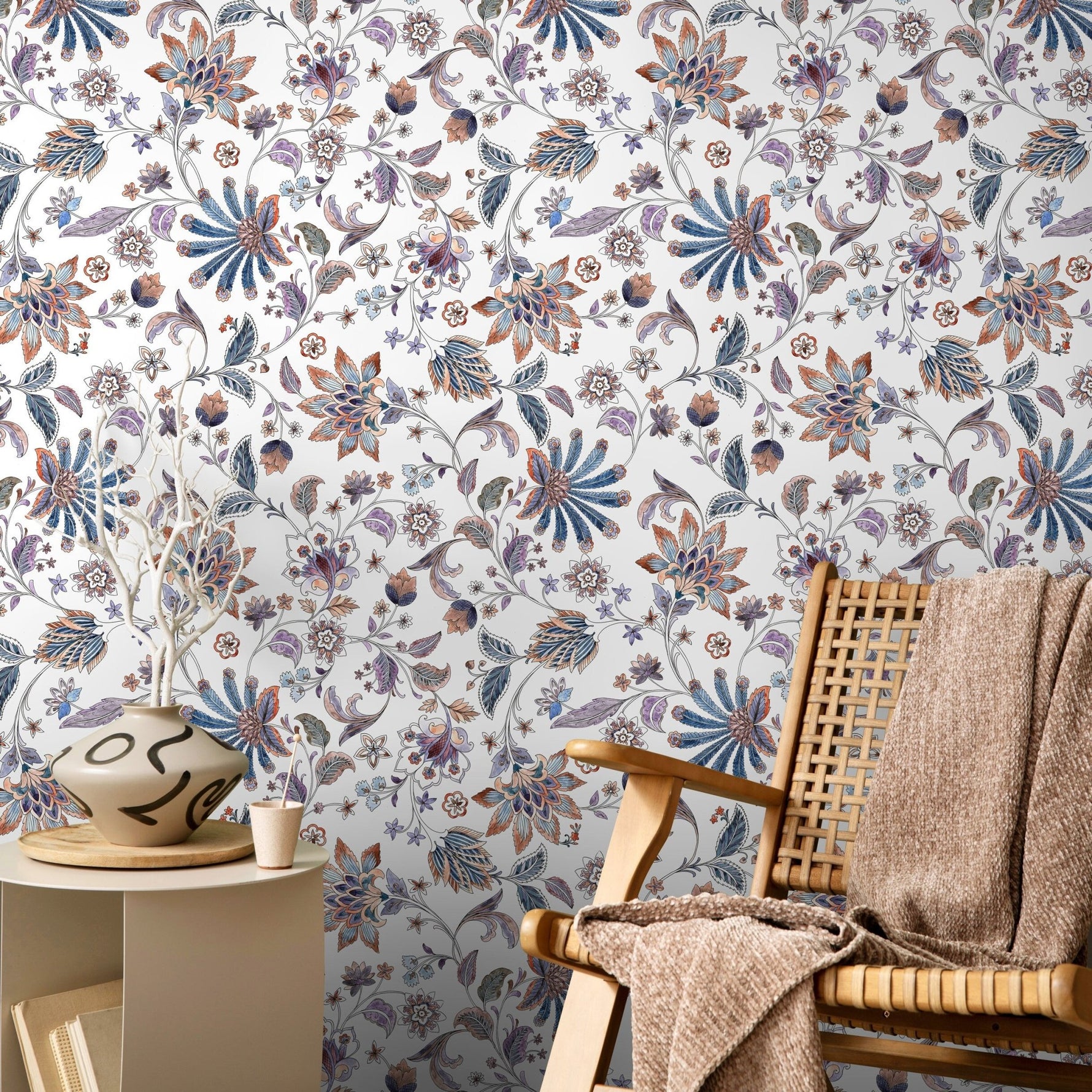 Floral Elegance Wallpaper - C696 - WallTrend