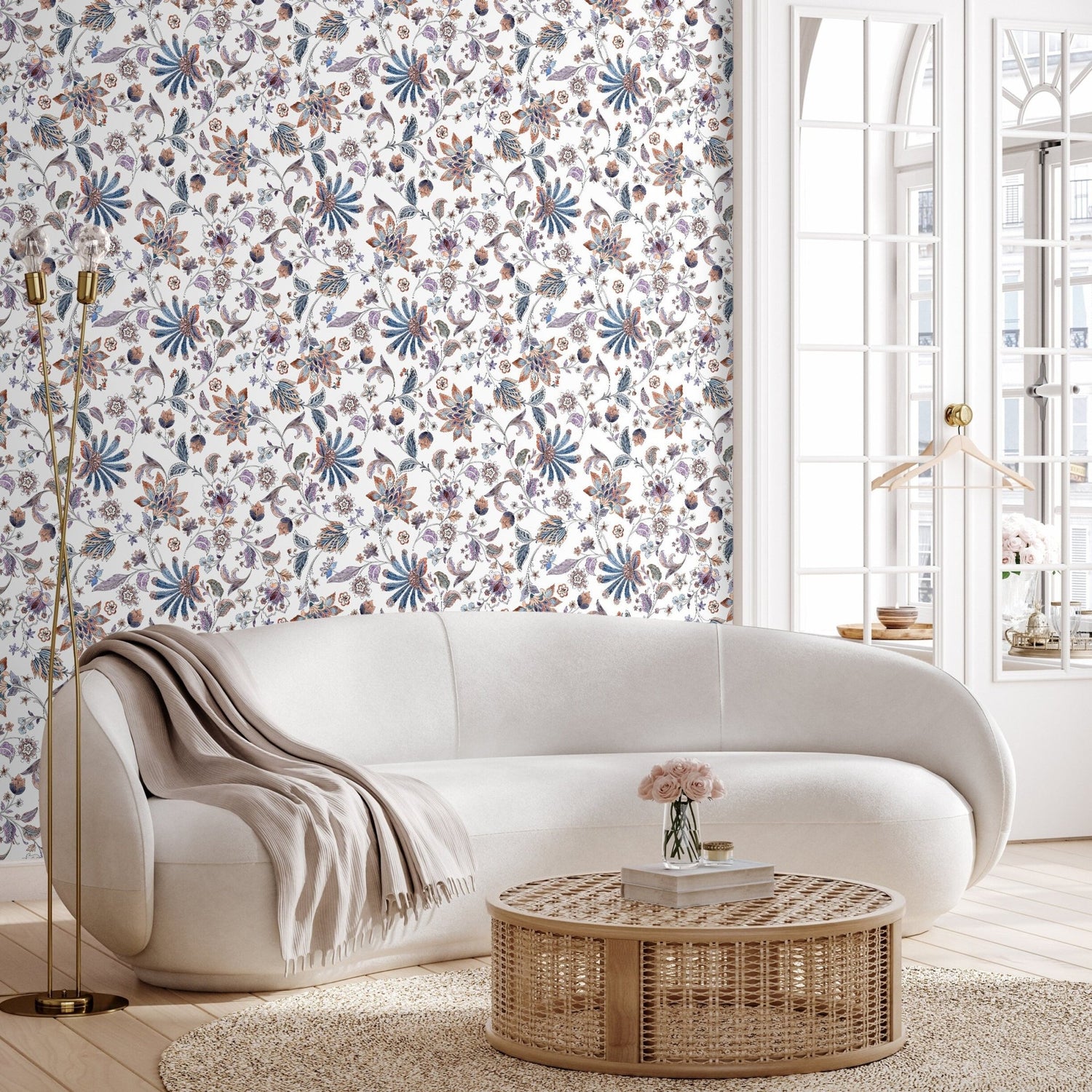 Floral Elegance Wallpaper - C696 - WallTrend