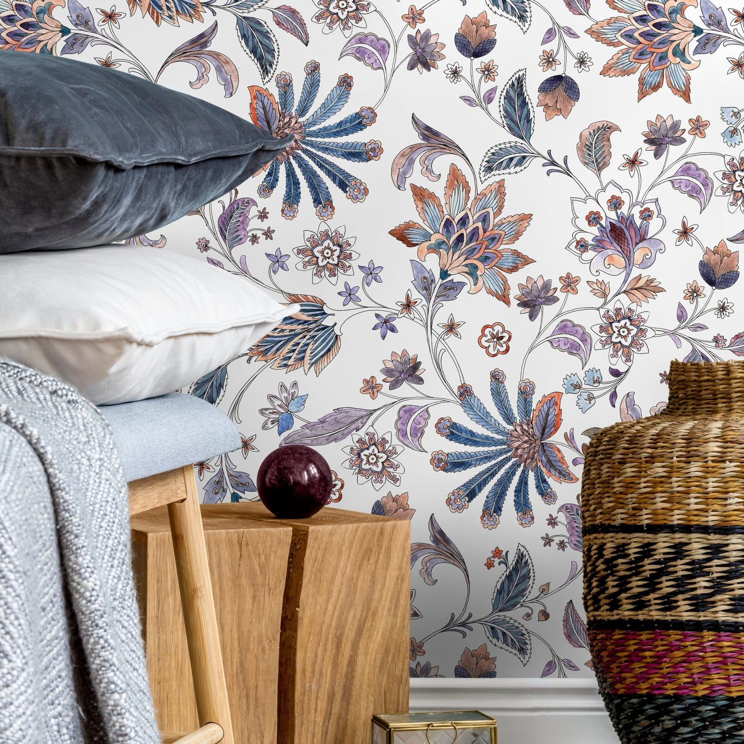 Floral Elegance Wallpaper - C696 - WallTrend