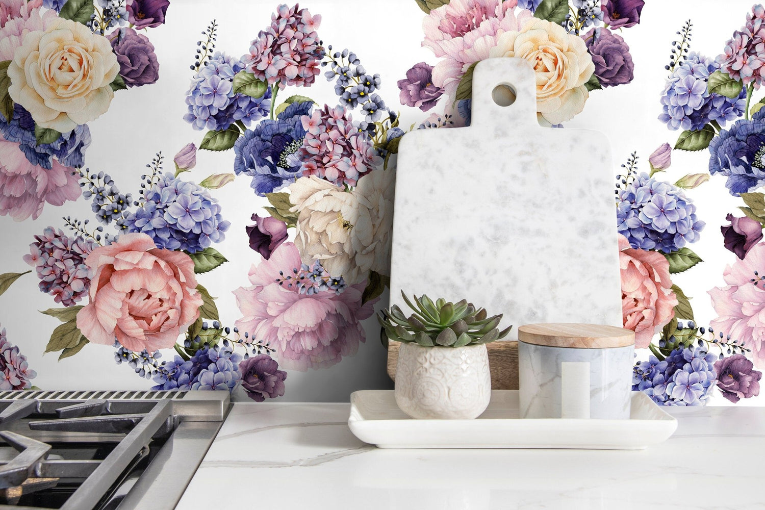 Floral Elegance Wallpaper - C795 - WallTrend