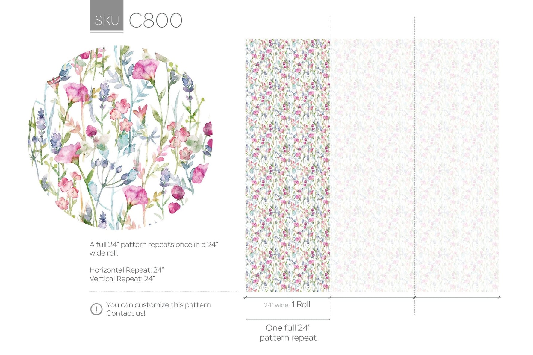 Floral Elegance Wallpaper - C800 - WallTrend