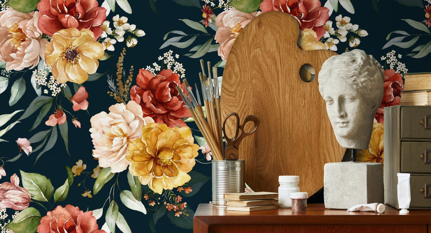 Floral Elegance Wallpaper - C827 - WallTrend