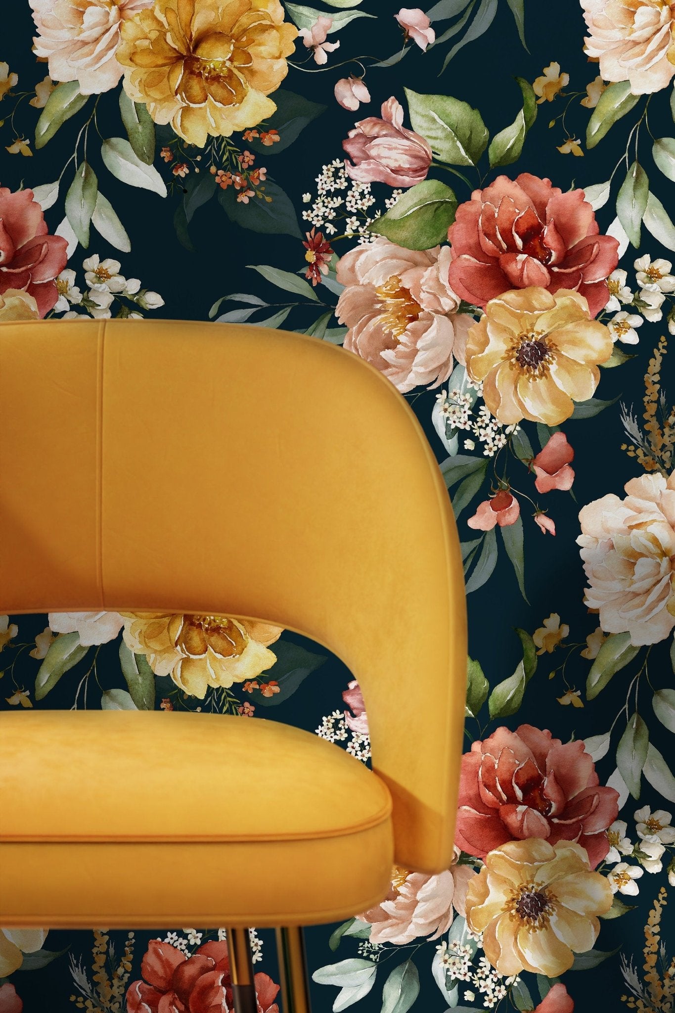Floral Elegance Wallpaper - C827 - WallTrend