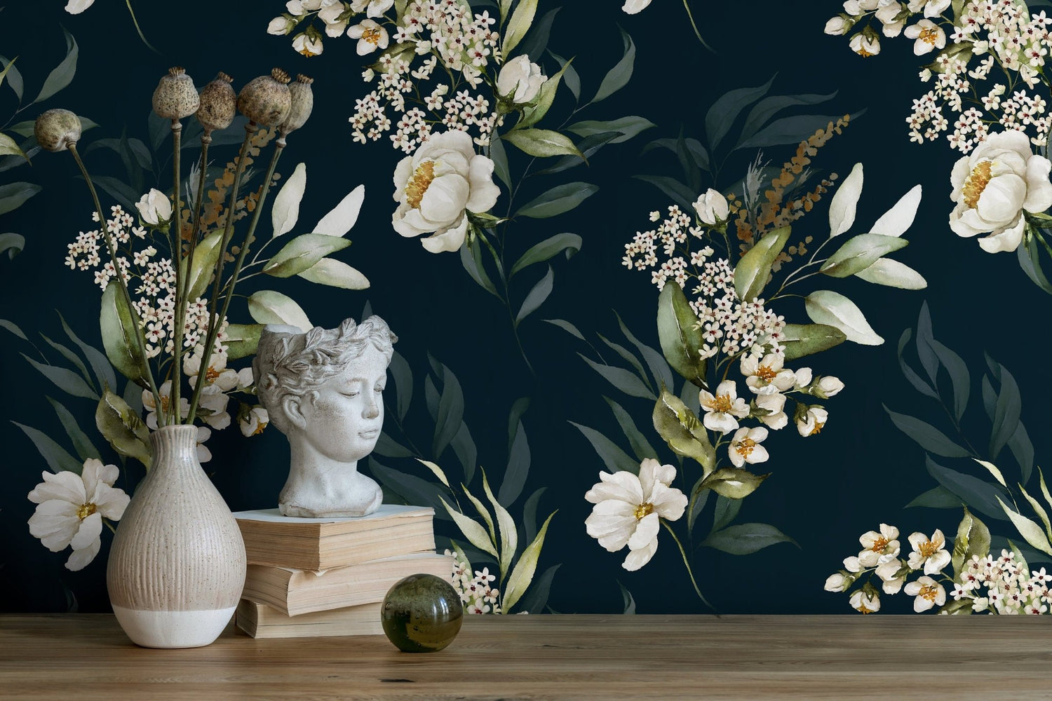 Floral Elegance Wallpaper - C828 - WallTrend