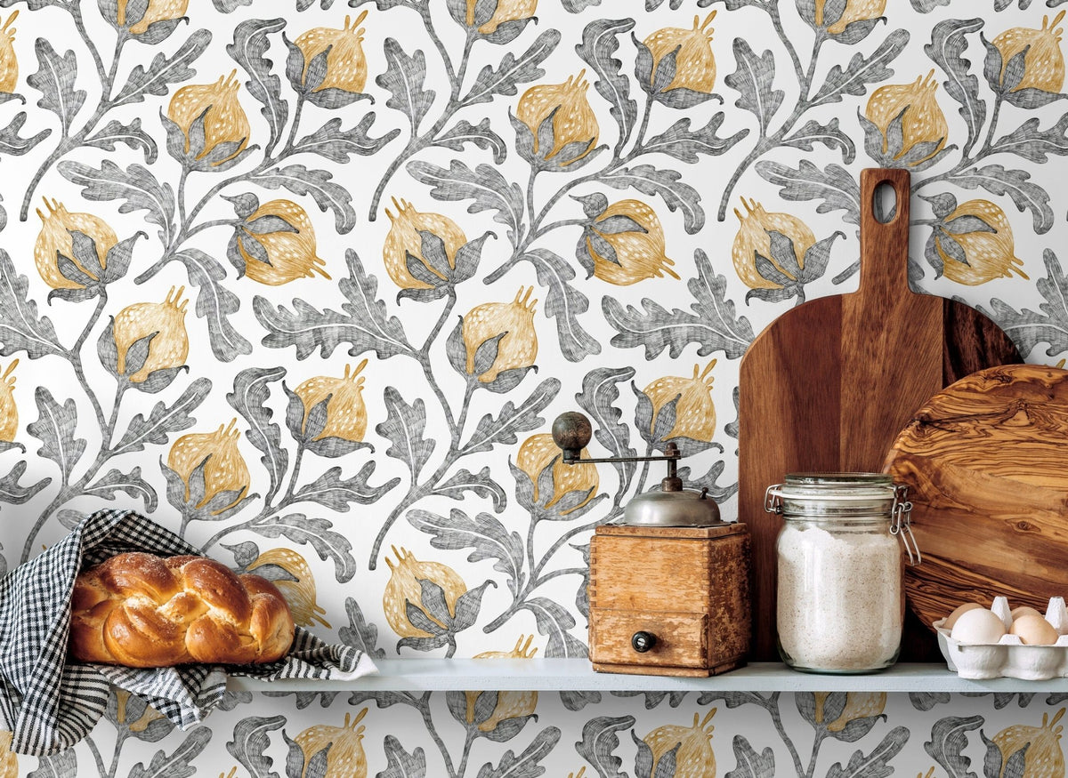 Floral Elegance Wallpaper - C829 - WallTrend