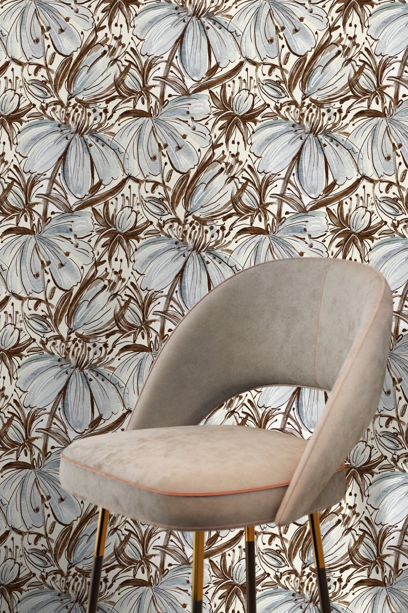 Floral Elegance Wallpaper - C831 - WallTrend