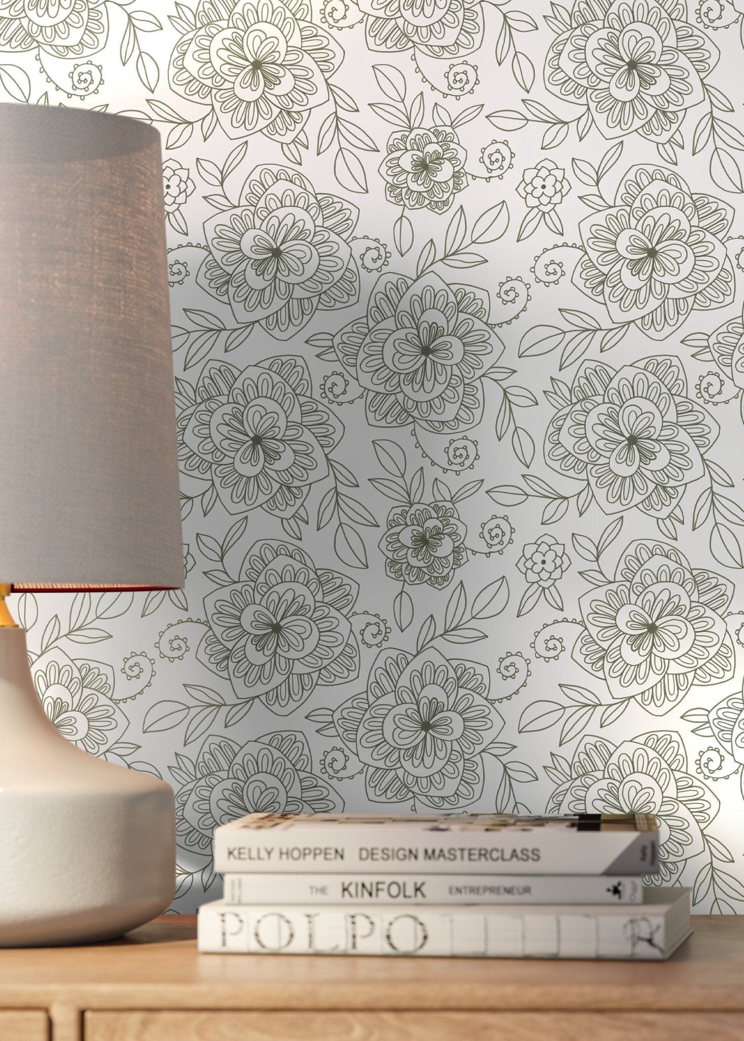 Floral Elegance Wallpaper - C961 - WallTrend