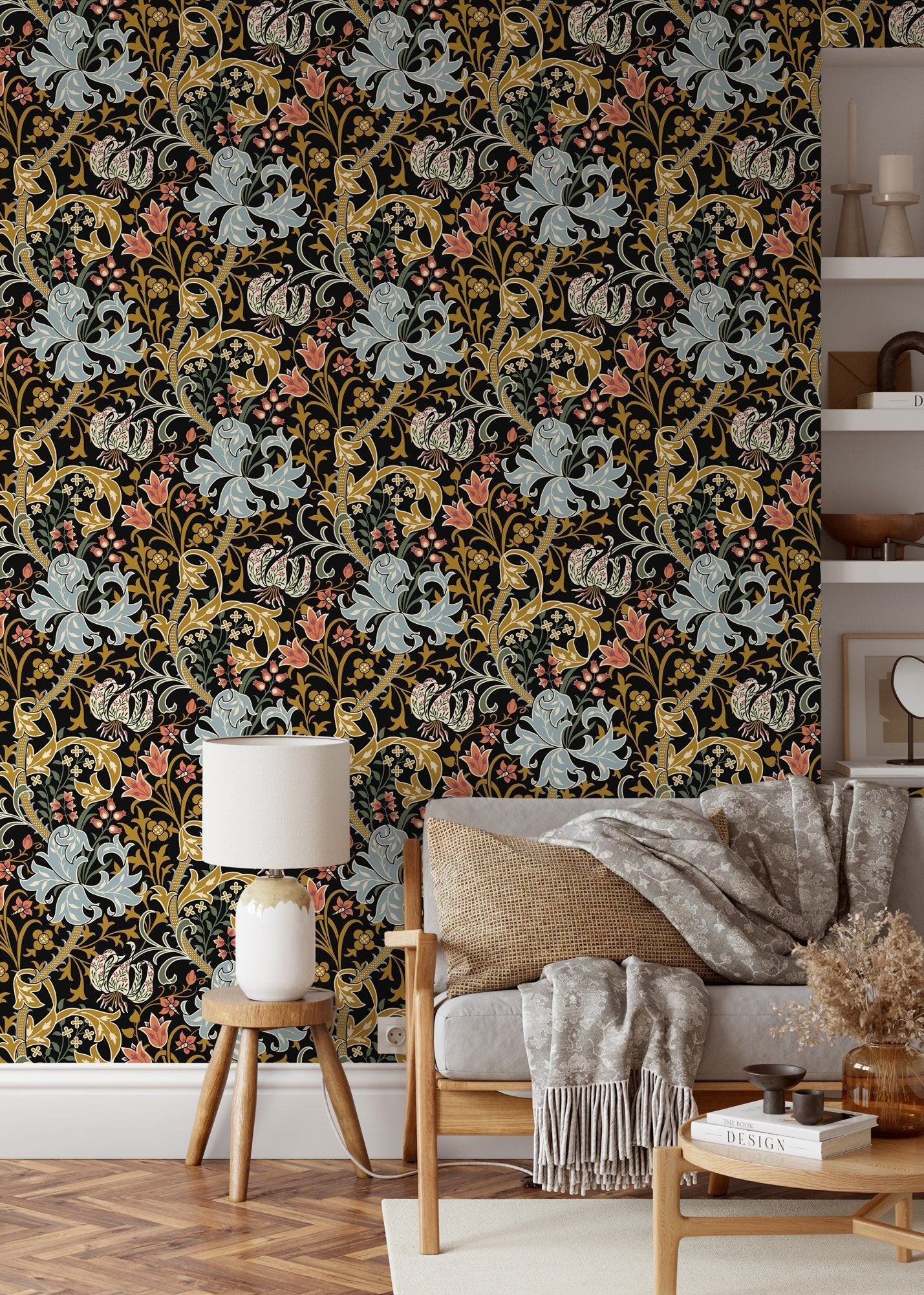 Floral Elegance Wallpaper - D007 - WallTrend