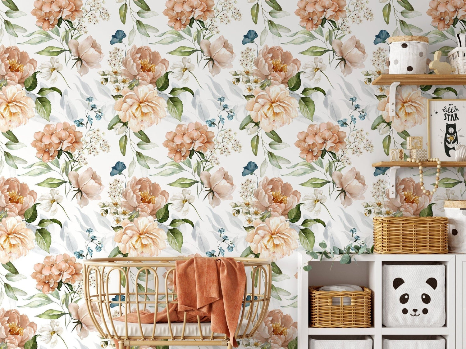 Floral Elegance Wallpaper - D020 - WallTrend