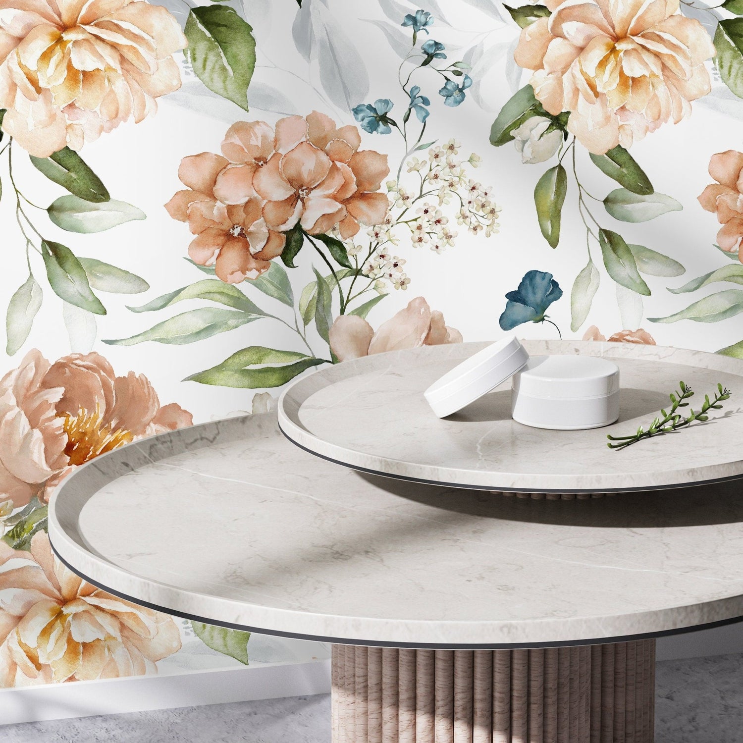 Floral Elegance Wallpaper - D020 - WallTrend