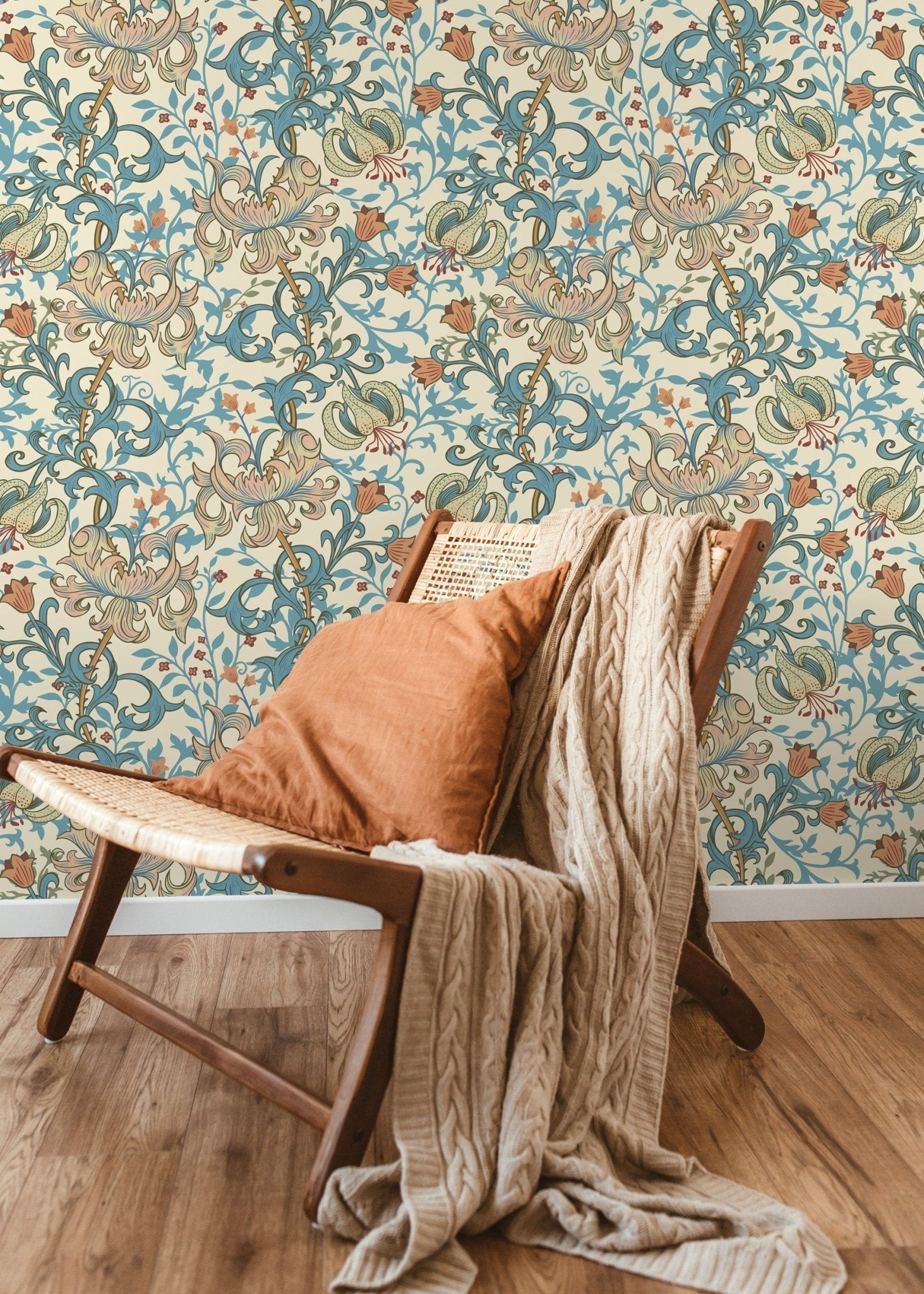 Floral Elegance Wallpaper - D029 - WallTrend