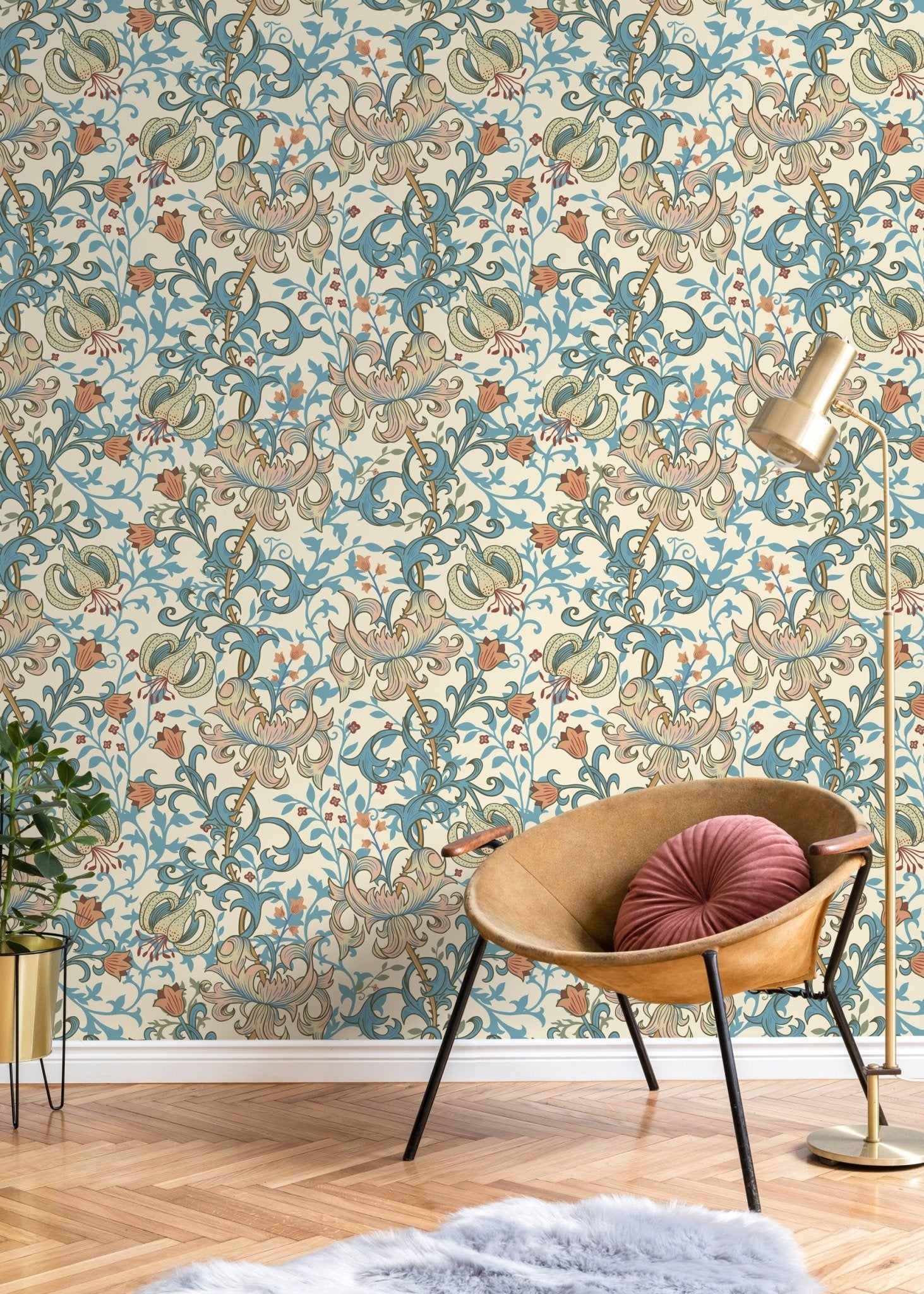 Floral Elegance Wallpaper - D029 - WallTrend