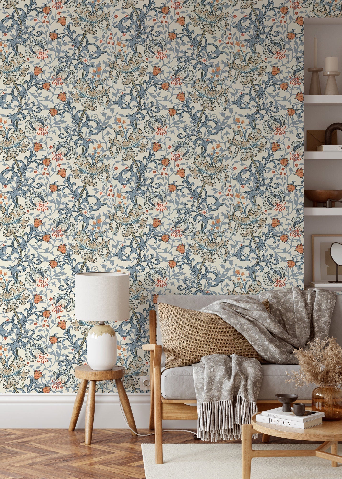 Floral Elegance Wallpaper - D031 - WallTrend