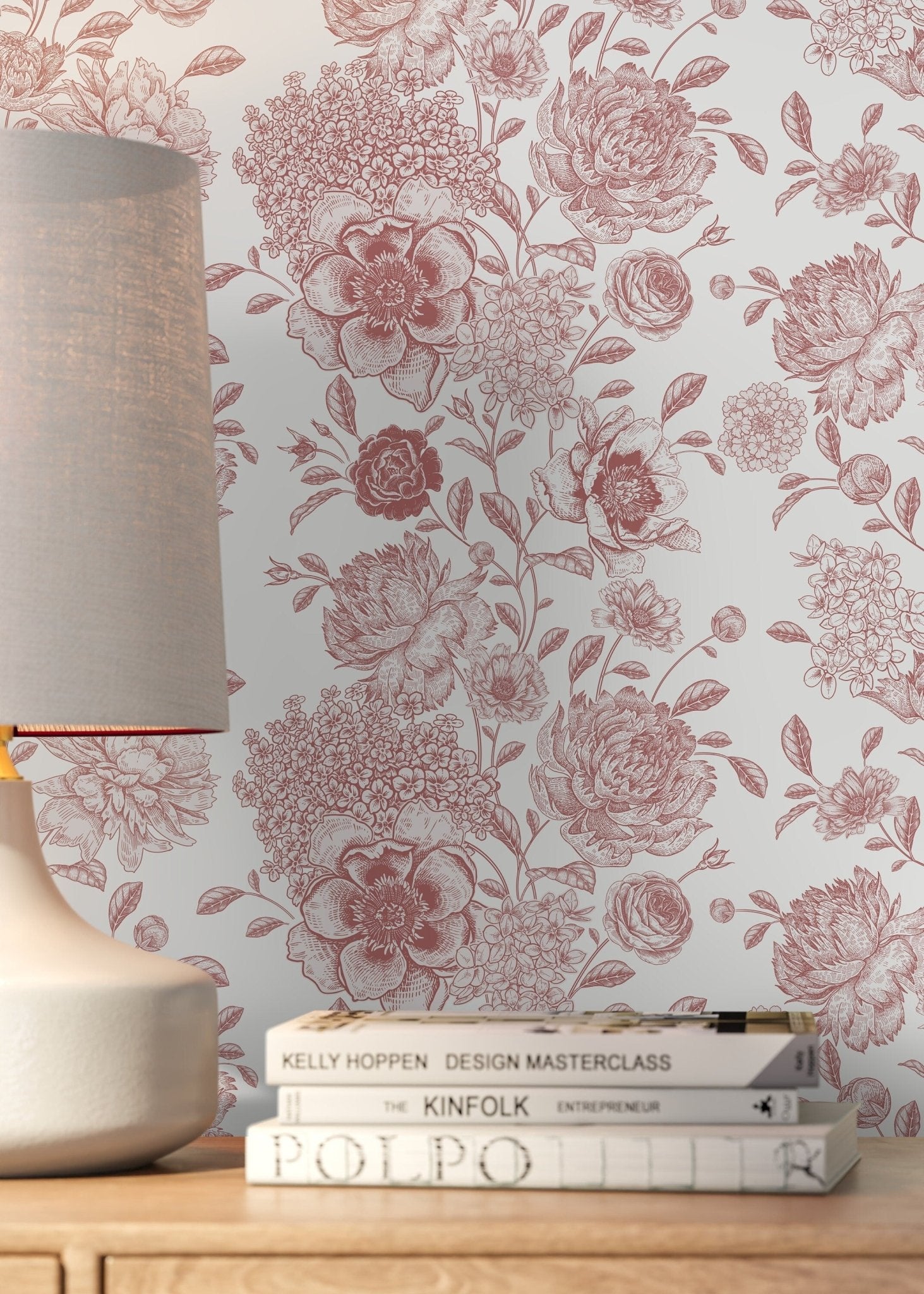 Floral Elegance Wallpaper - D051 - WallTrend