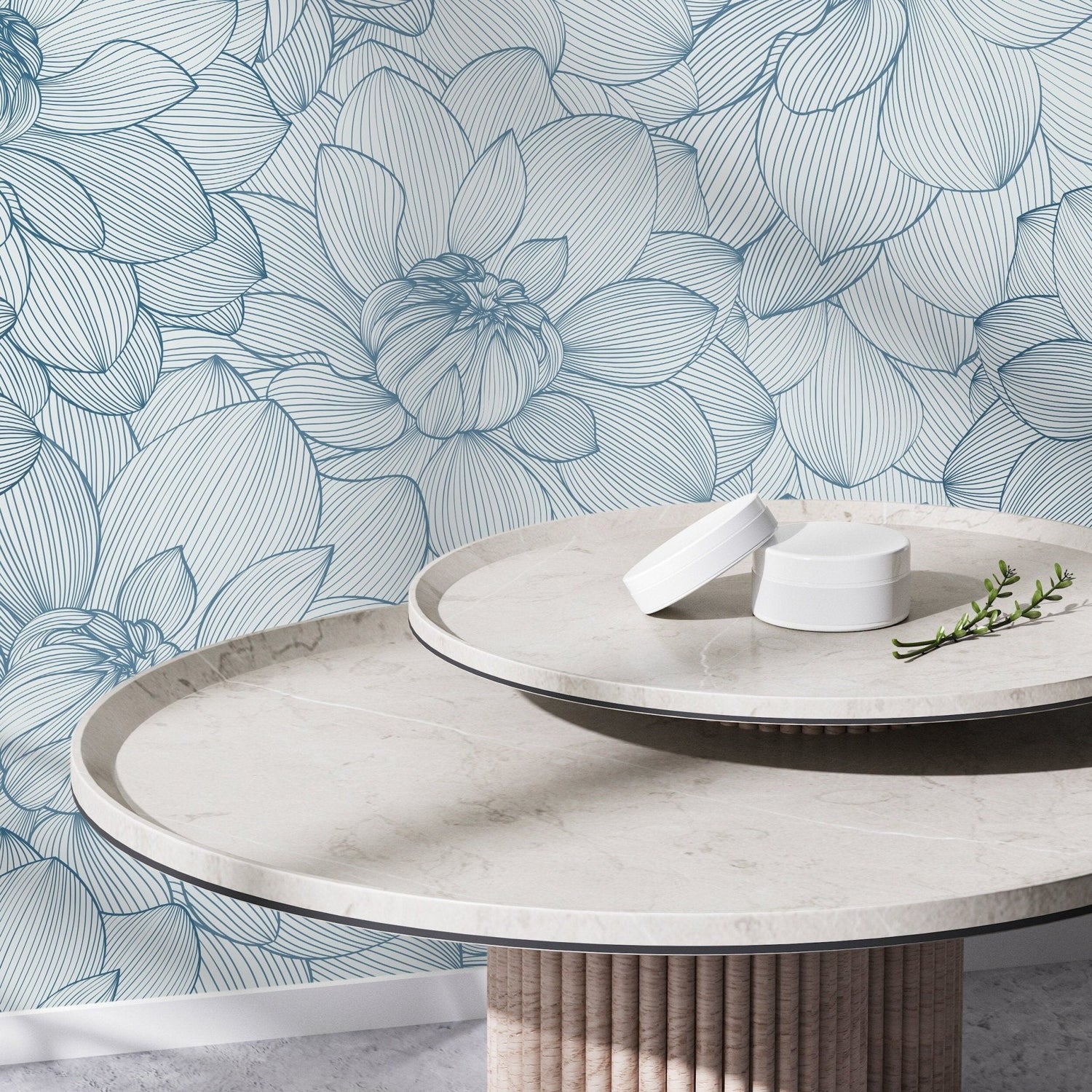 Floral Elegance Wallpaper - D142 - WallTrend