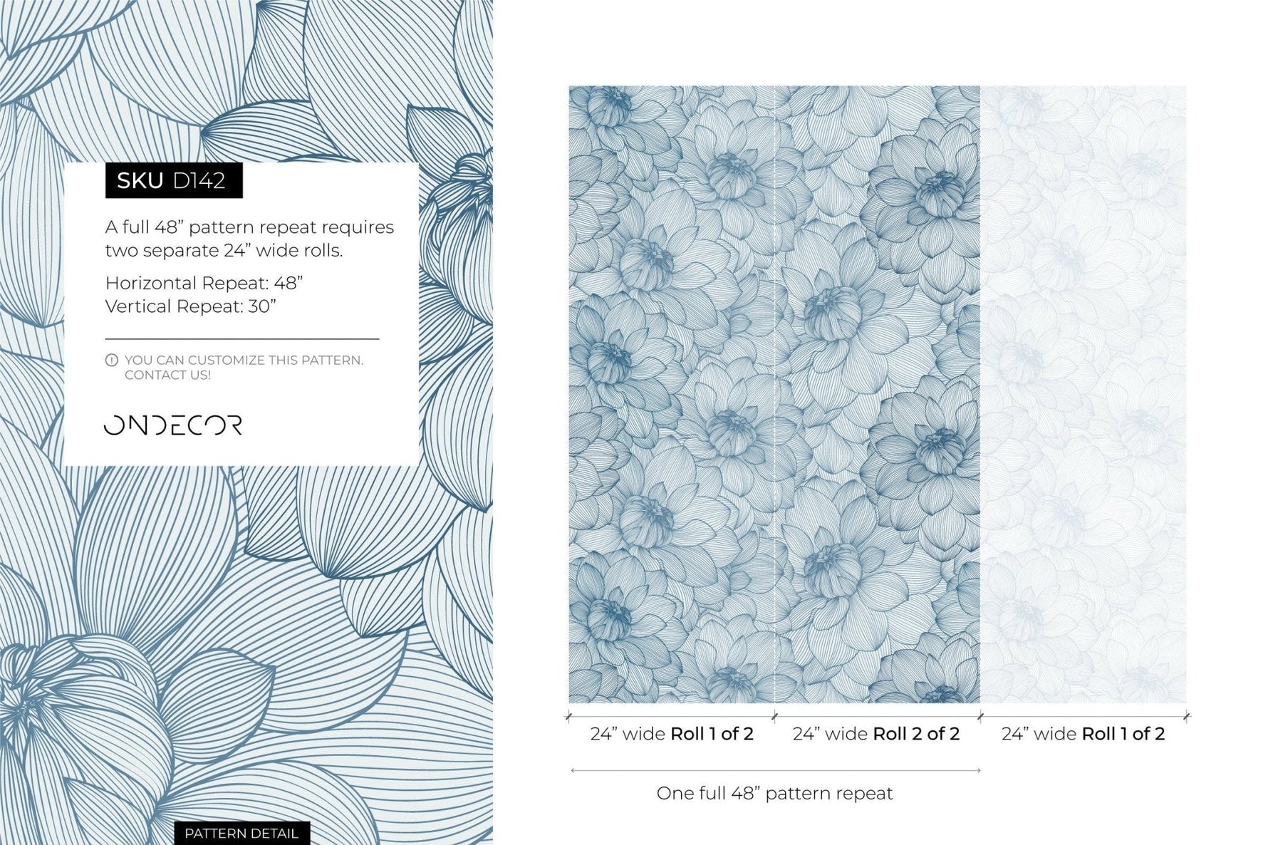 Floral Elegance Wallpaper - D142 - WallTrend