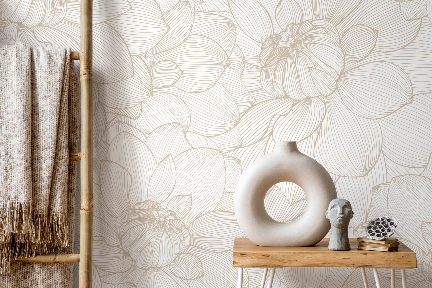 Floral Elegance Wallpaper - D144 - WallTrend