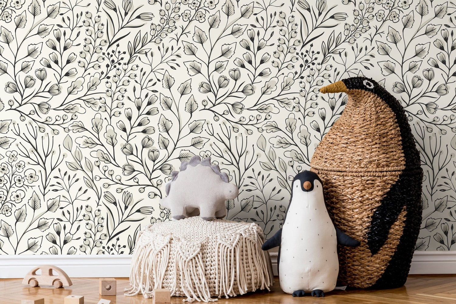 Floral Elegance Wallpaper - D145 - WallTrend
