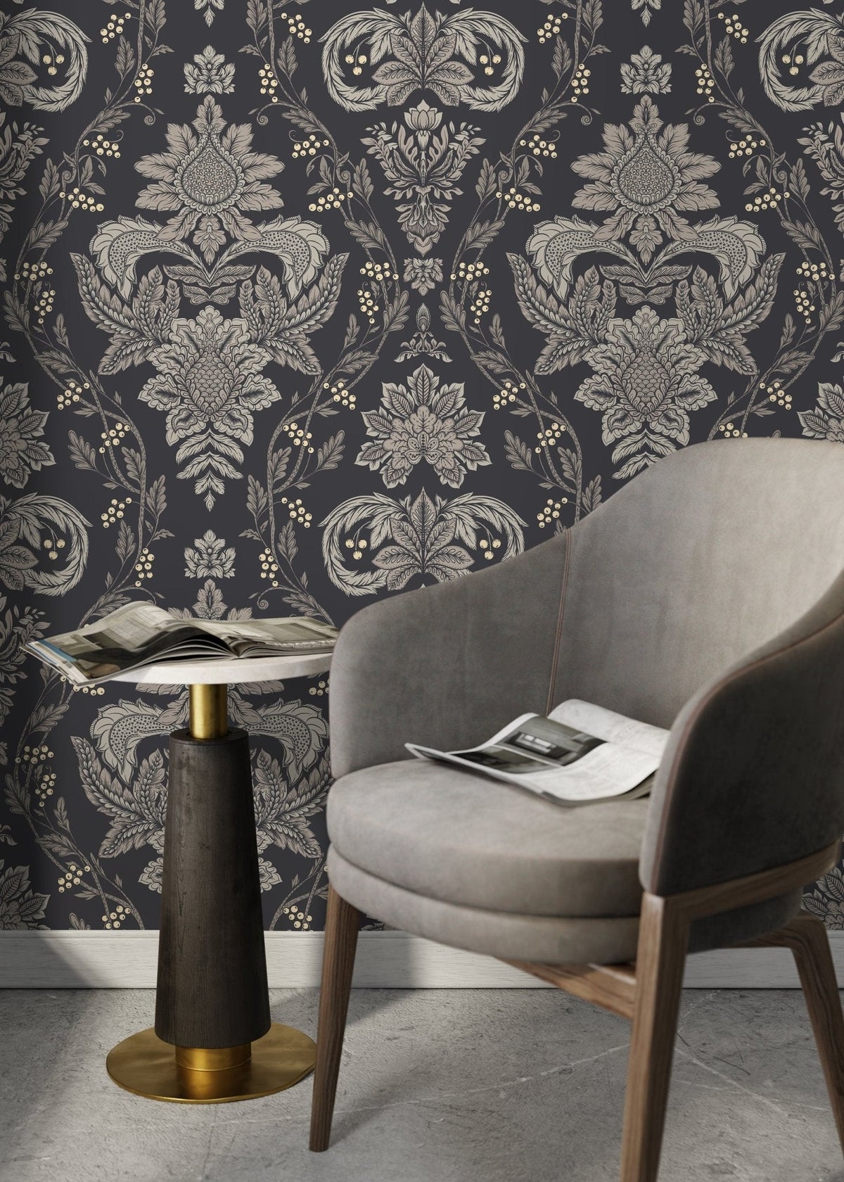 Floral Elegance Wallpaper - D225 - WallTrend