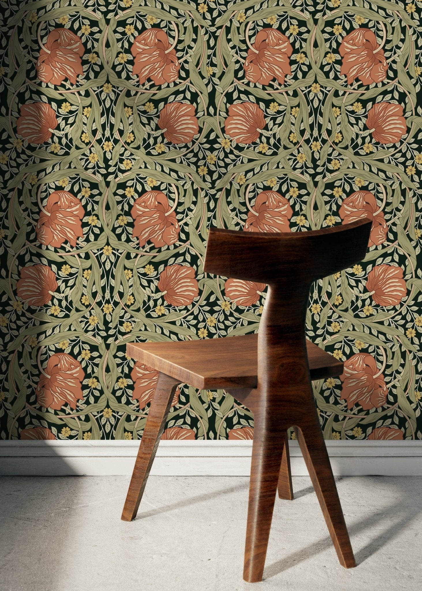 Floral Elegance Wallpaper - D300 - WallTrend