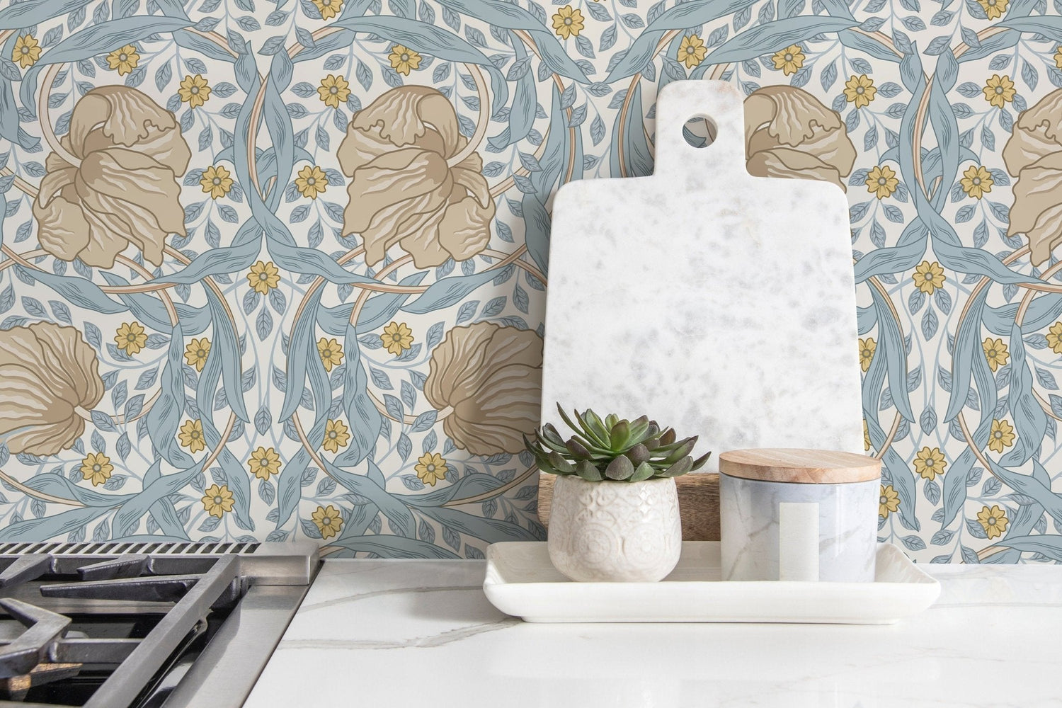 Floral Elegance Wallpaper - D302 - WallTrend